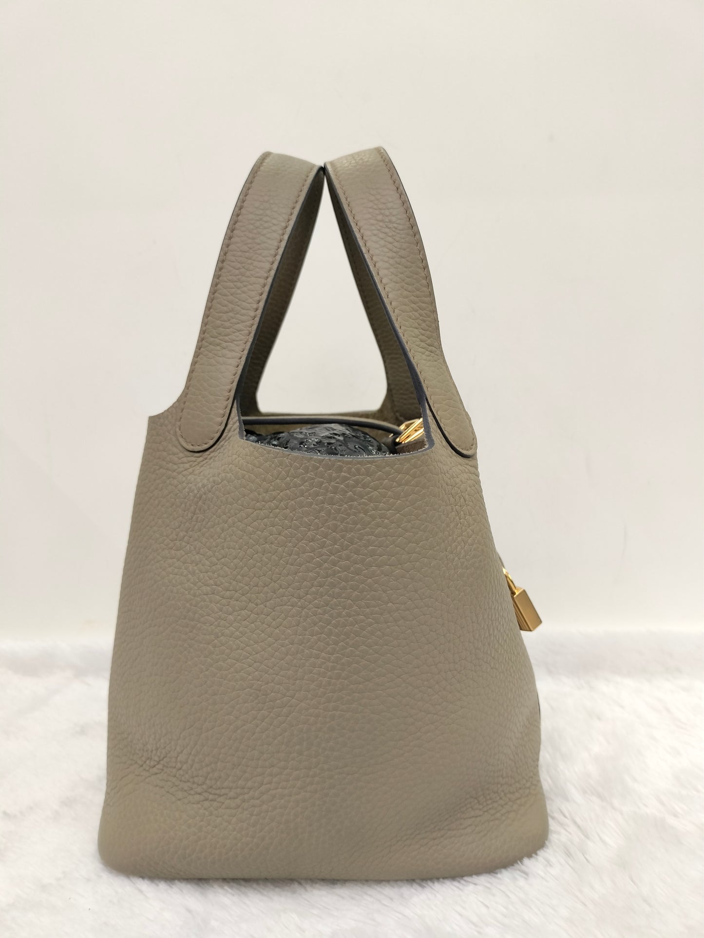 Picotin Lock 18 Clem Beige Marfa GHW #B