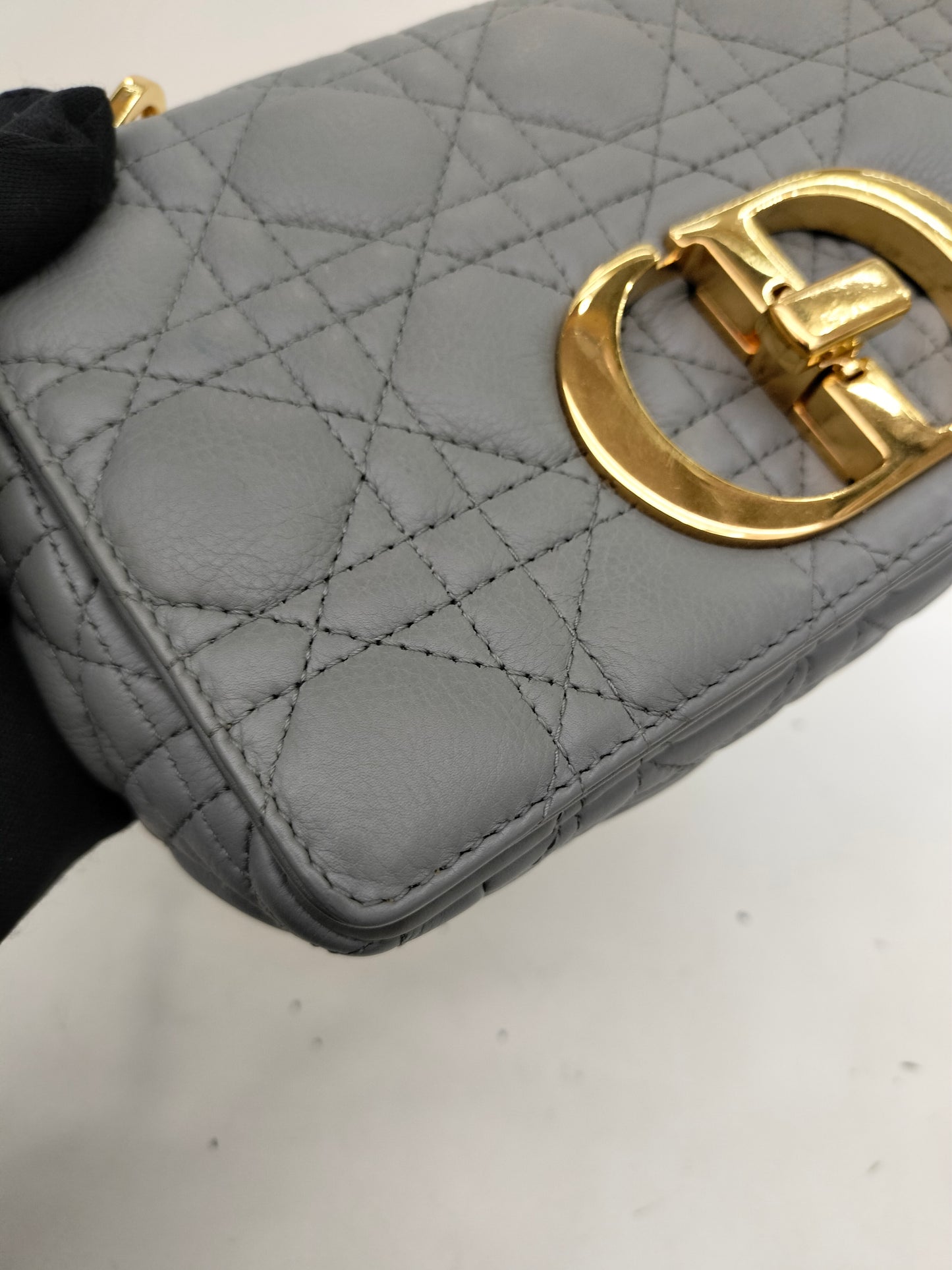 Dior Caro Small Grey GHW 2021