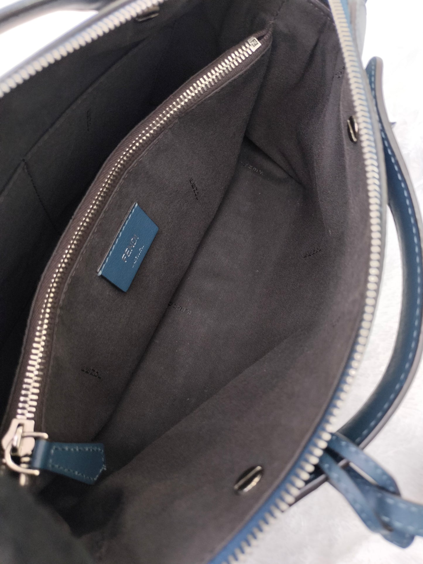 Fendi BTW Medium Blue Tail SHW 2016