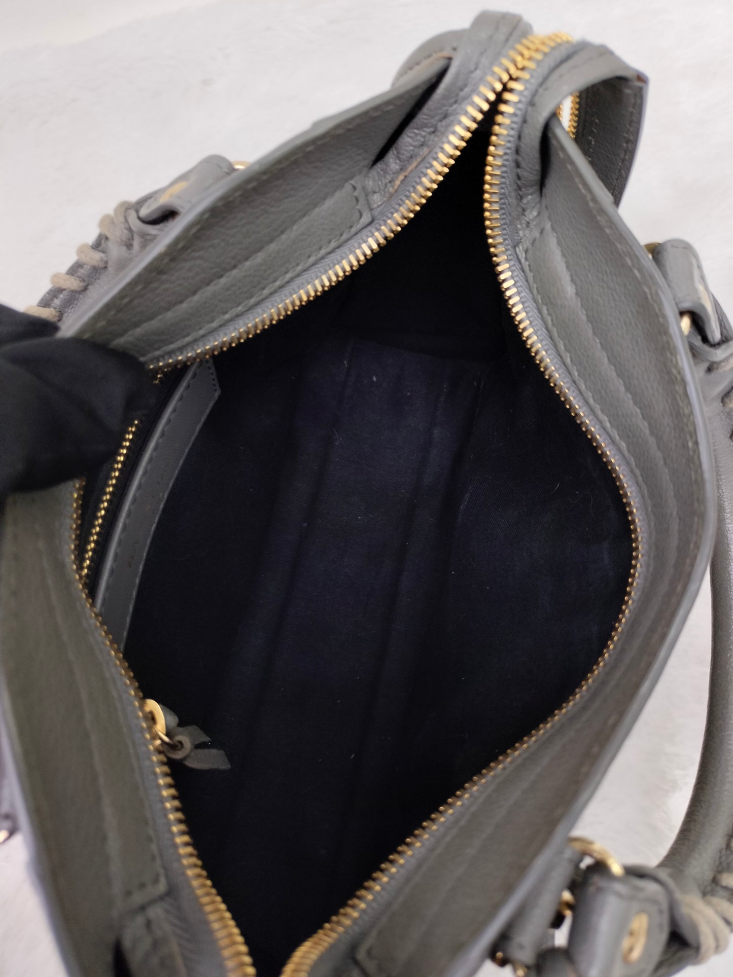 Balenciaga Mini City Edge Gris GHW 2017
