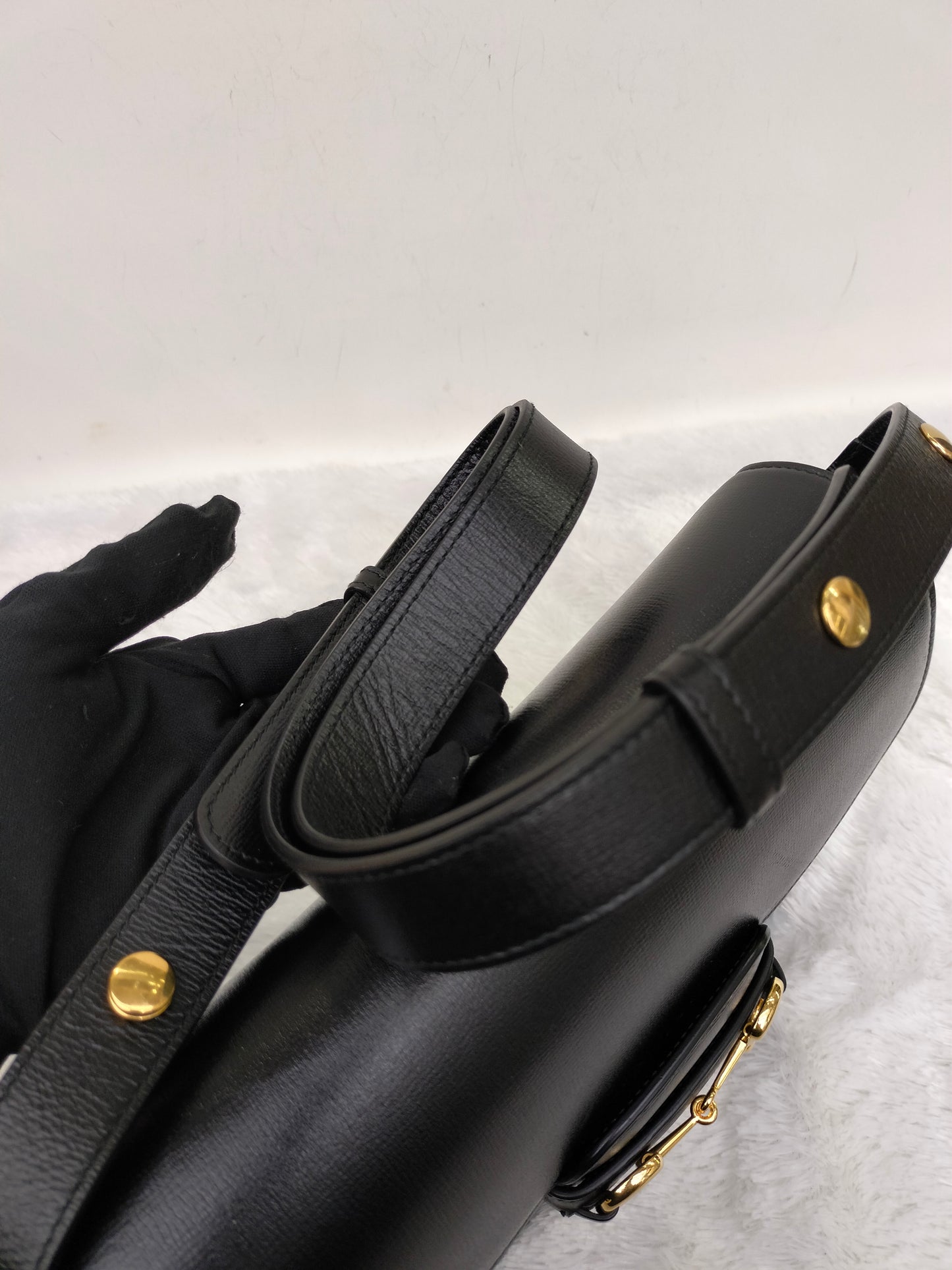 Gucci Horsebit Medium Black GHW