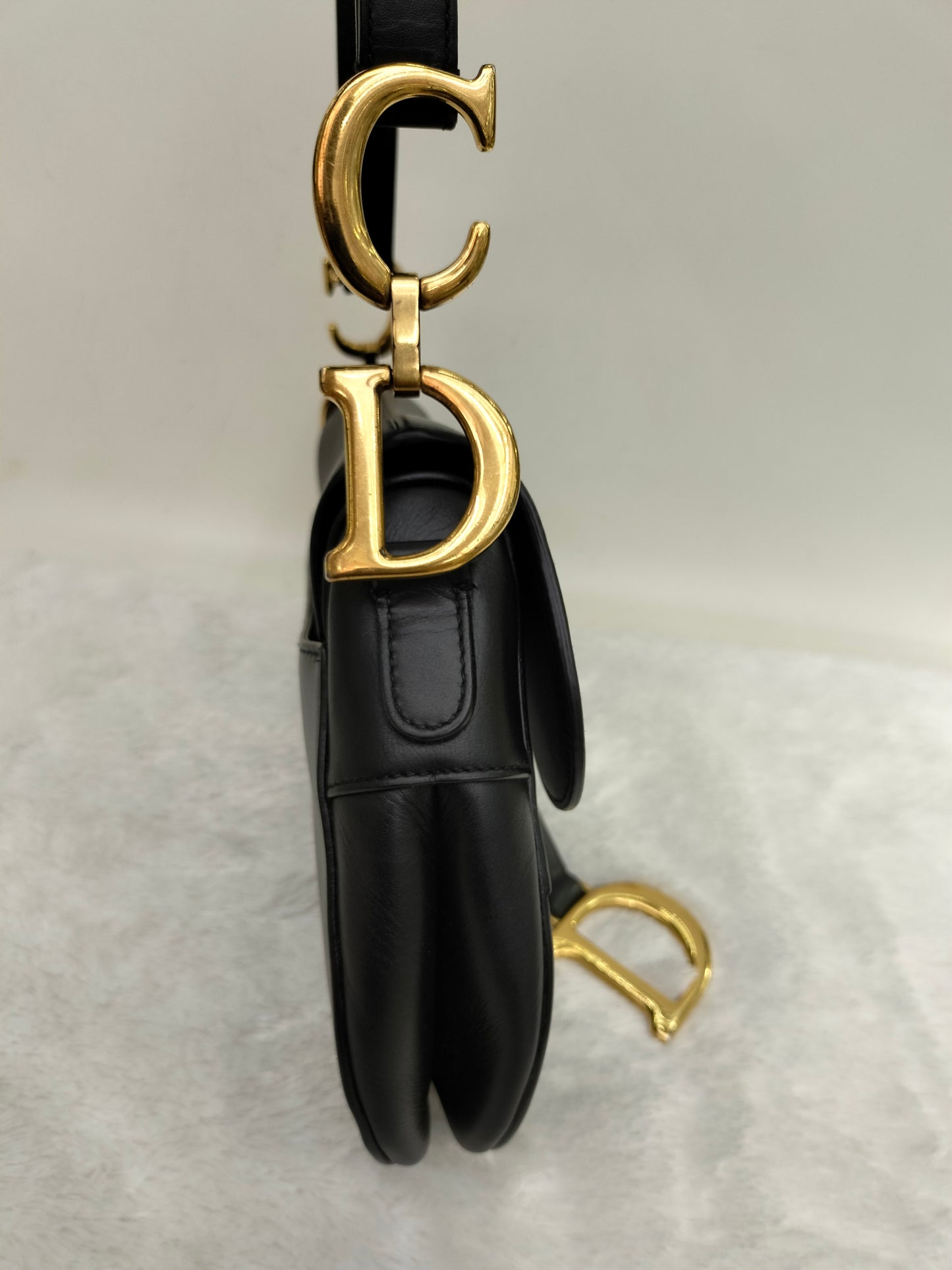 Dior Saddle Medium Black GHW 2018