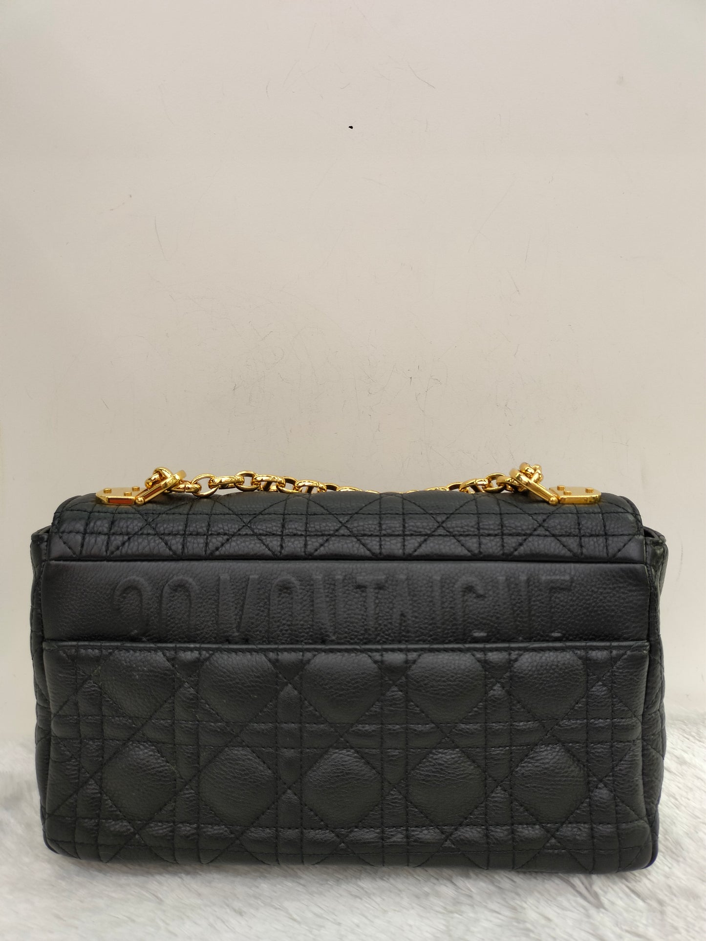 Dior Caro Medium Grained Black GHW 2022