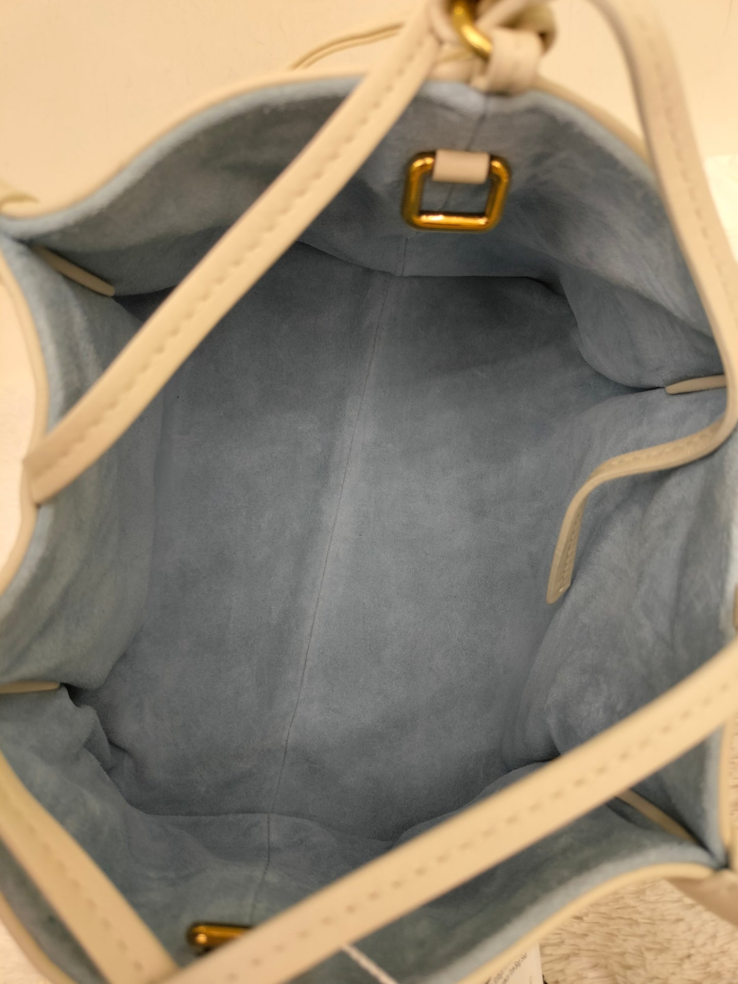 *NEW* Bottega Veneta Small Pinacoteca Tote Sea Salt Ice GHW