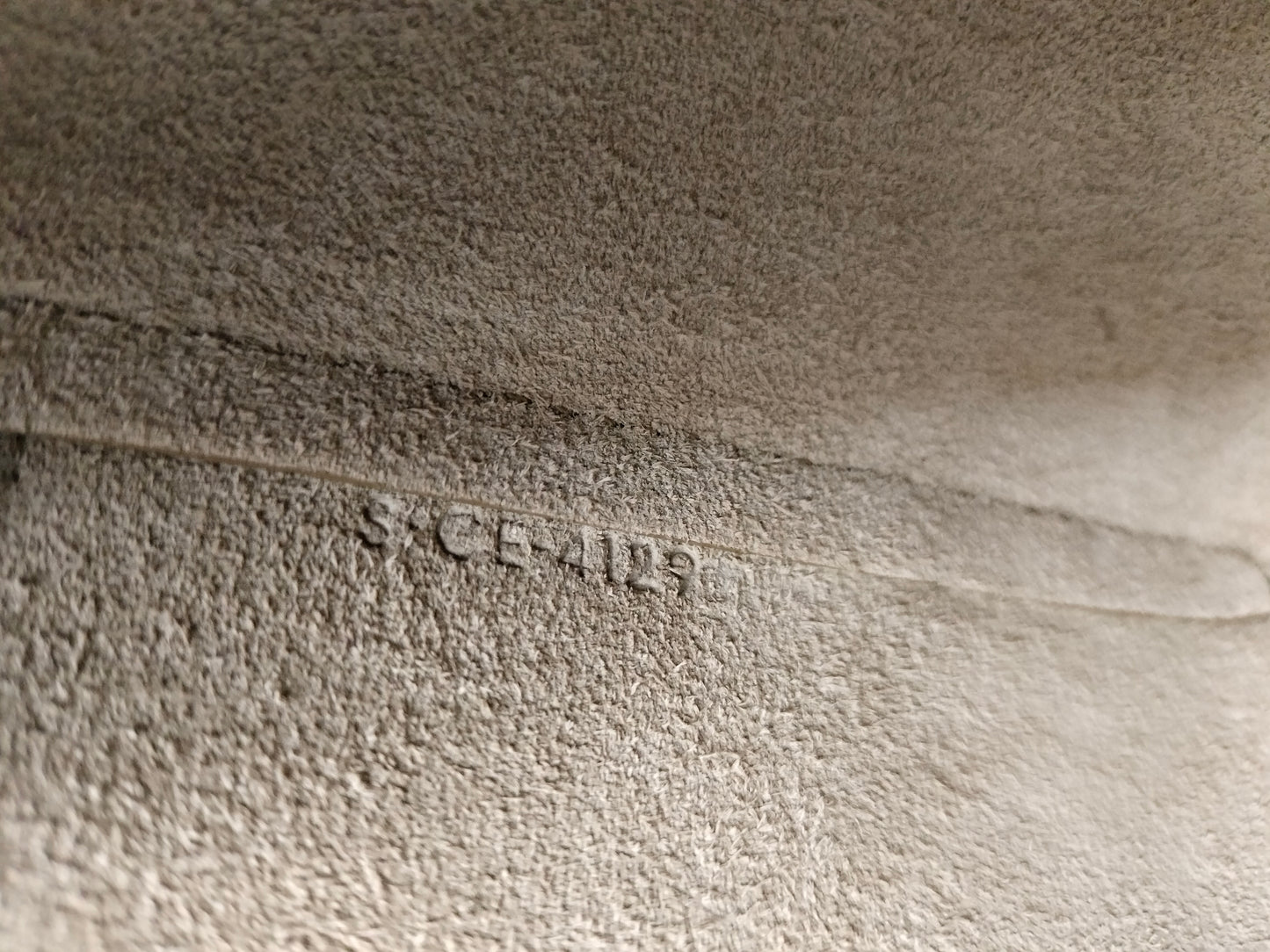 Celine Nano Belt Grained Taupe GHW 2019