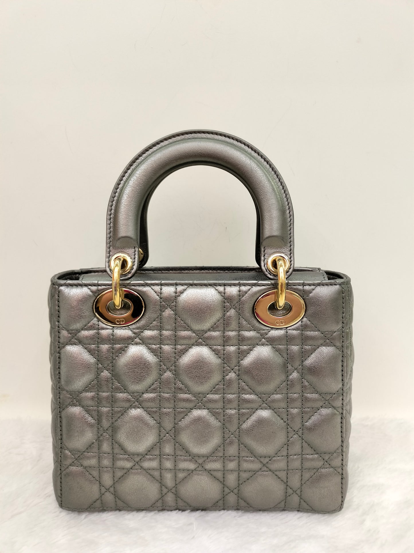 Lady Dior Small Gun Metal GHW 2019