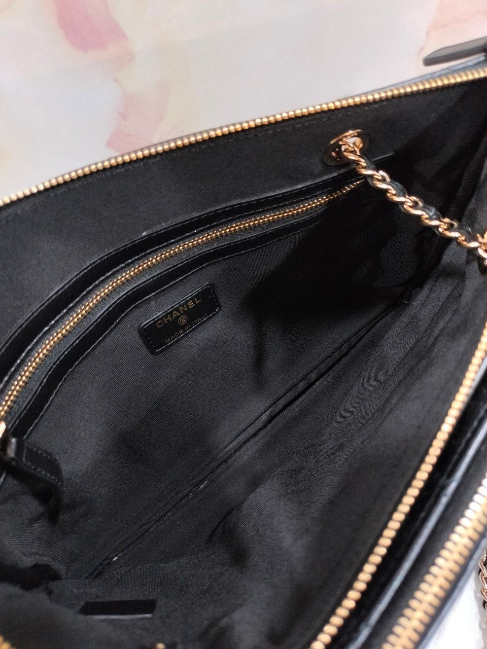 *Neverbeen Used* Chanel Double Case Black Lambskin GHW #29