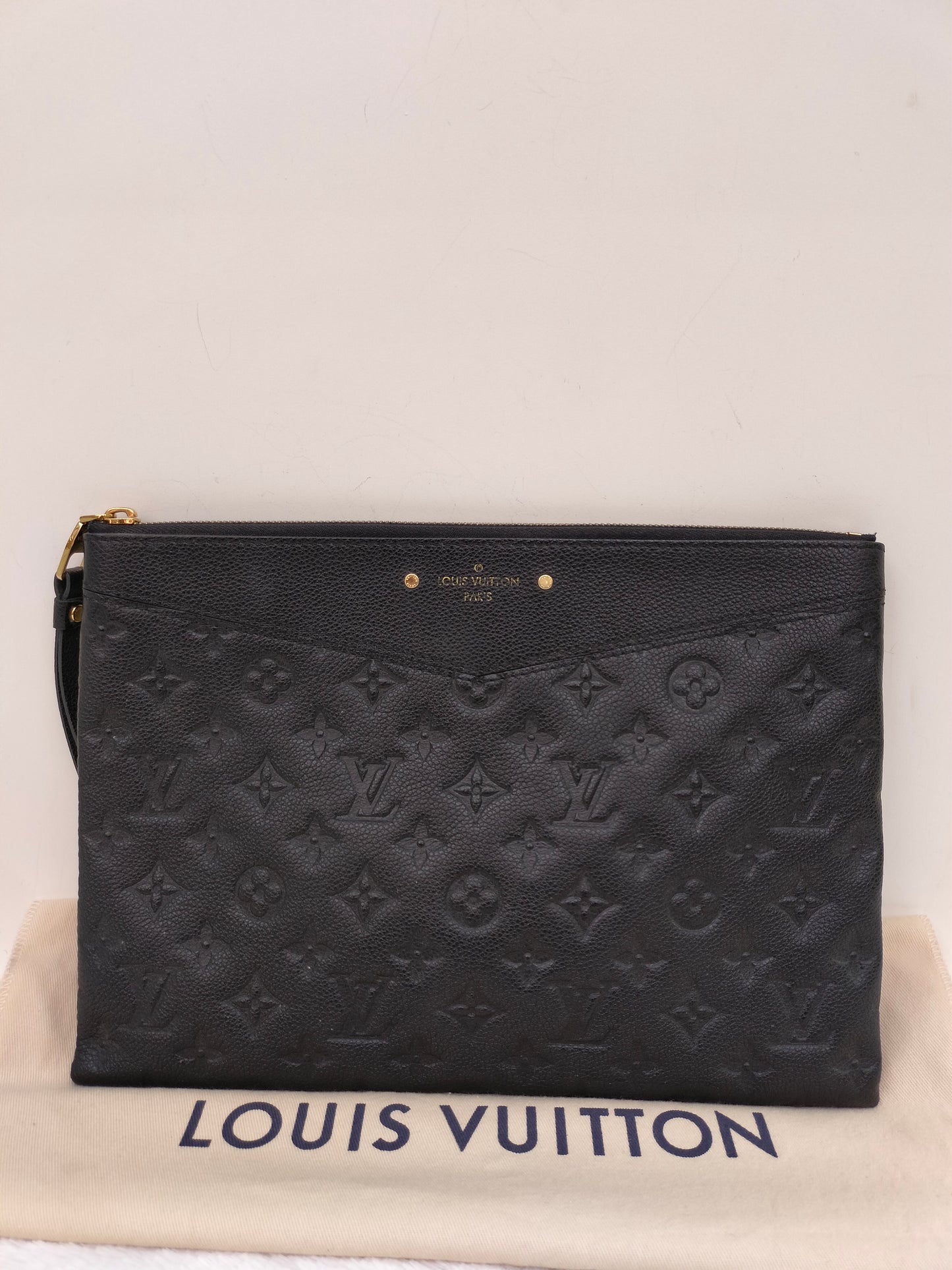 LV Daily Pouch Monogram Empreinte Noir (CHIP)