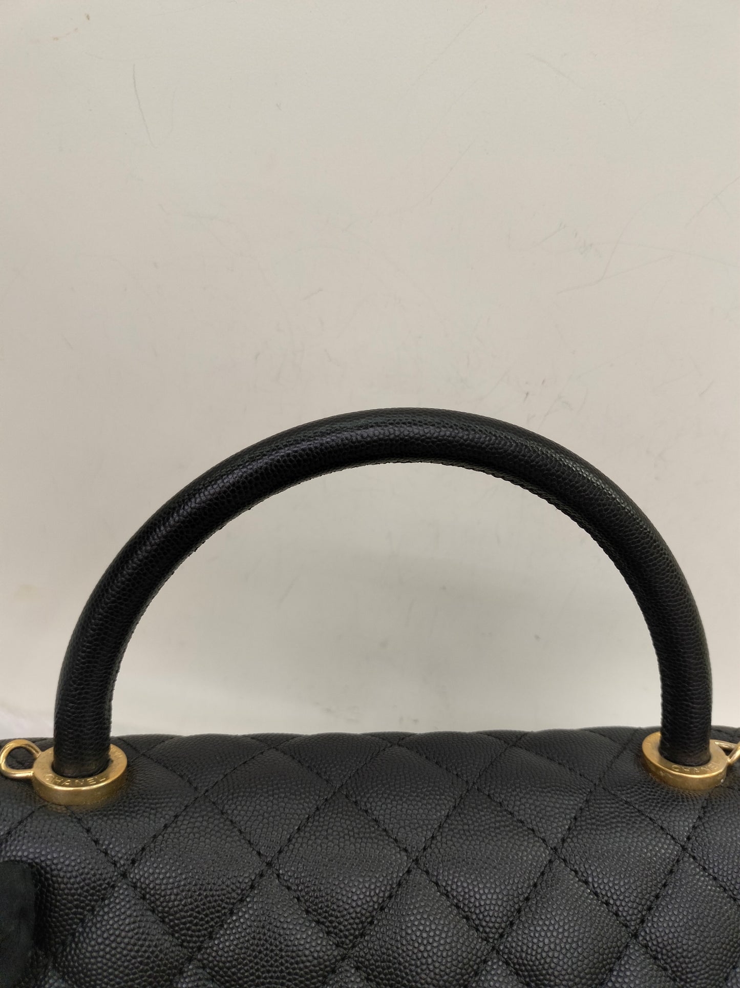 Chanel Coco Handle Medium Caviar Black GHW #25