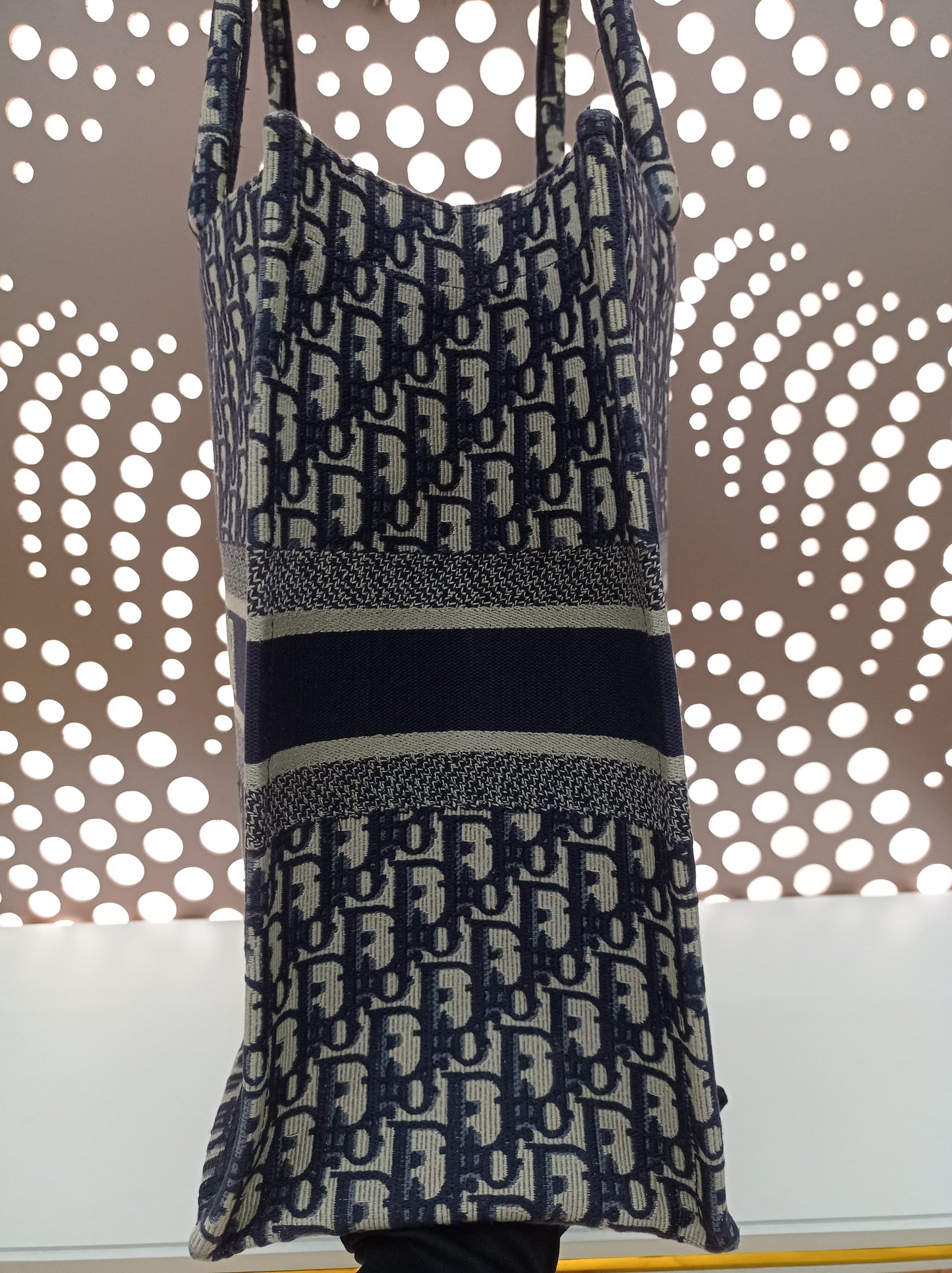 Dior Book Tote Large Oblique Navy 2019