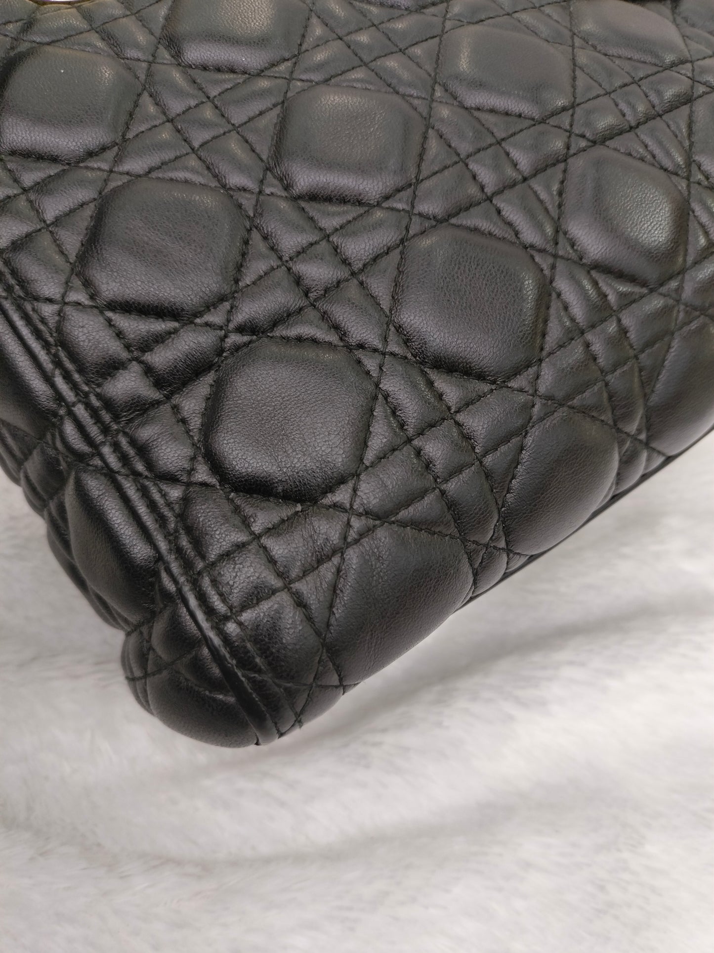 Lady Dior Medium Lamb Black GHW 2013