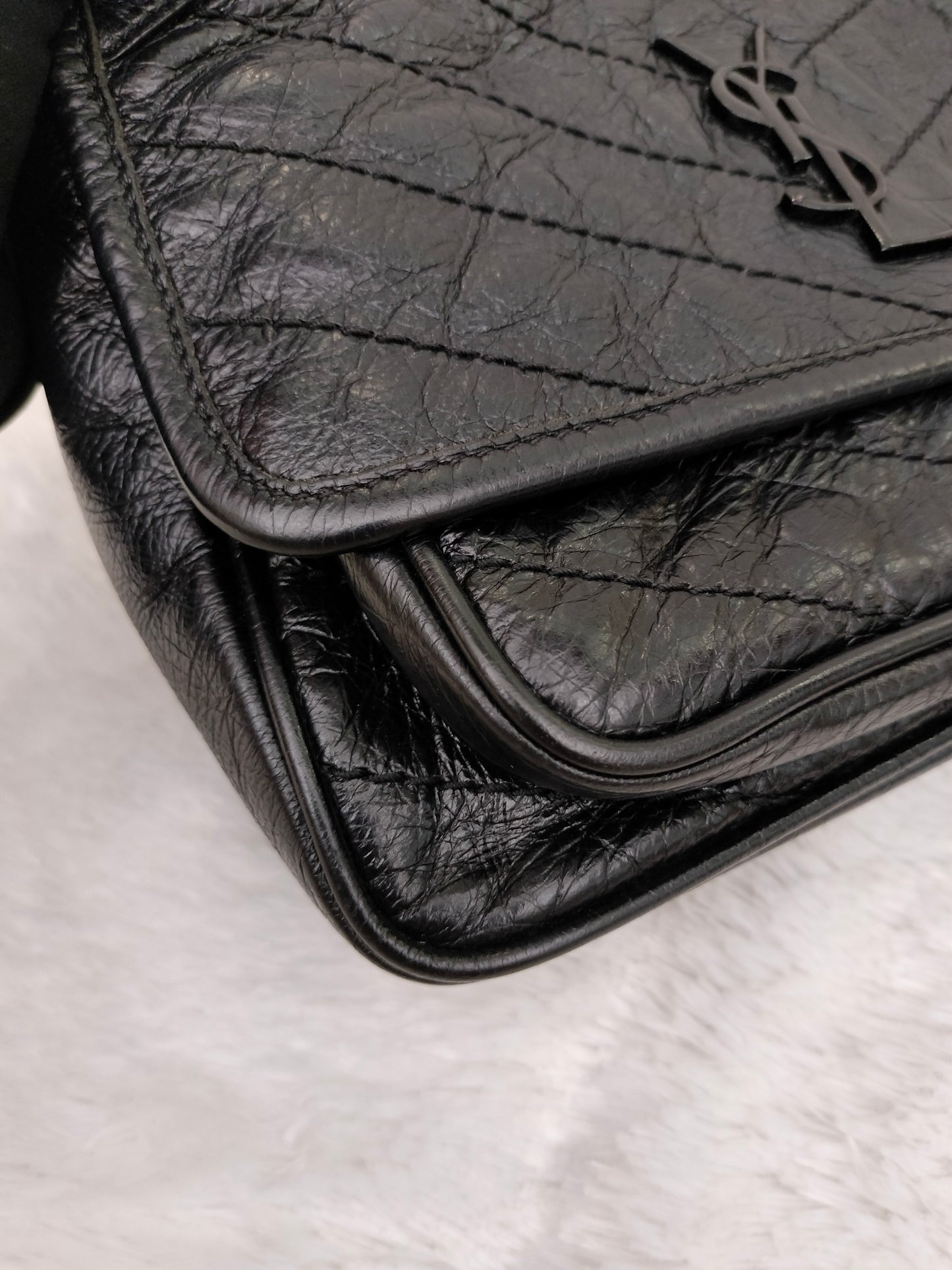 YsL Niki Baby Calfskin All Black 2019
