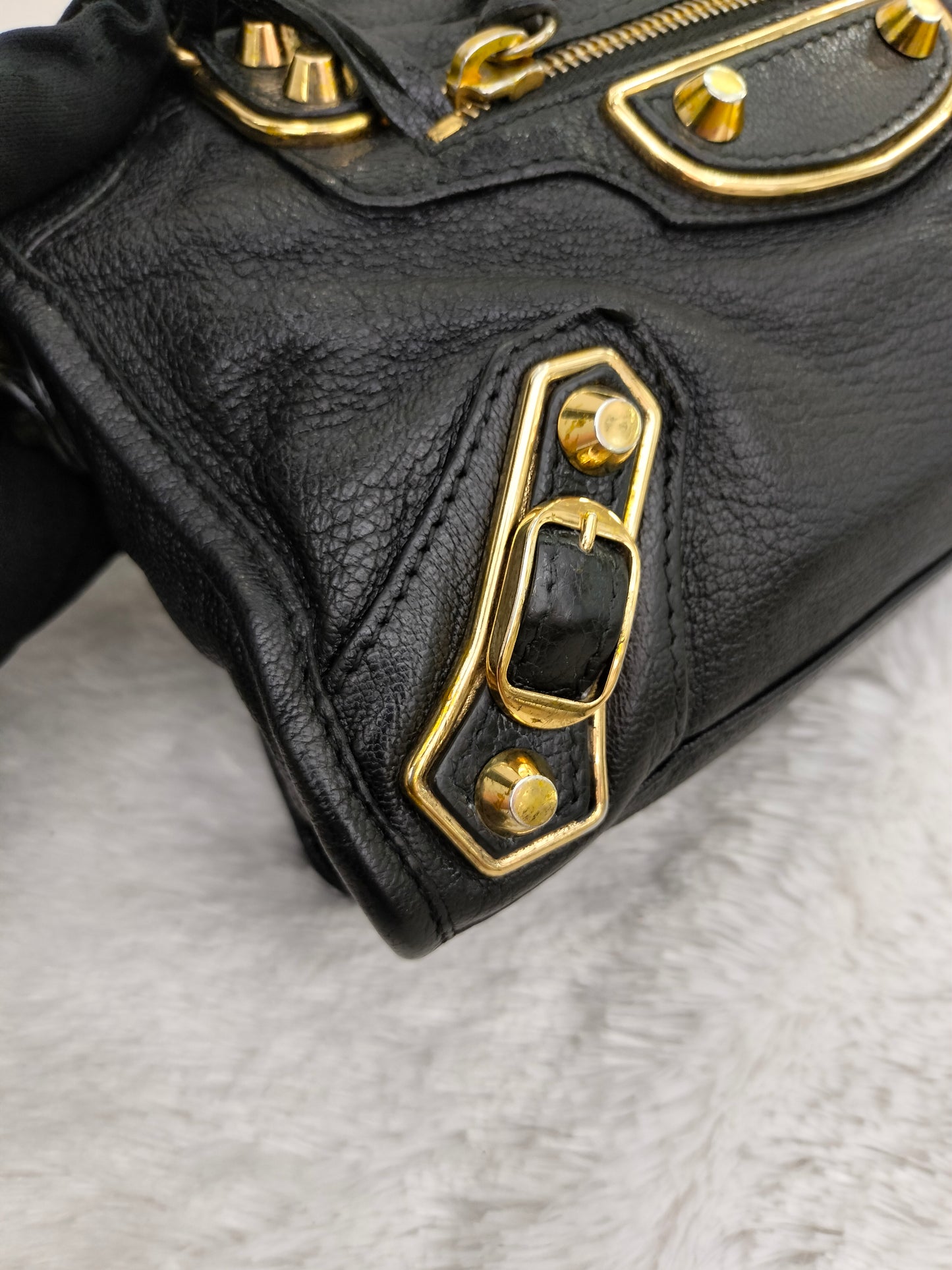 Balenciaga Mini City Edge Black GHW
