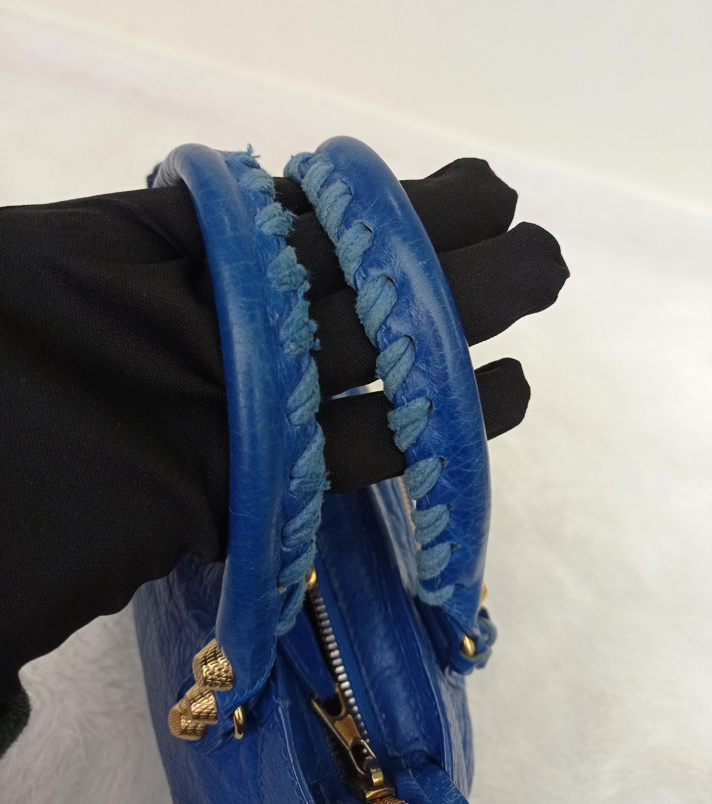 Balenciaga Mini City Blue GHW 2015