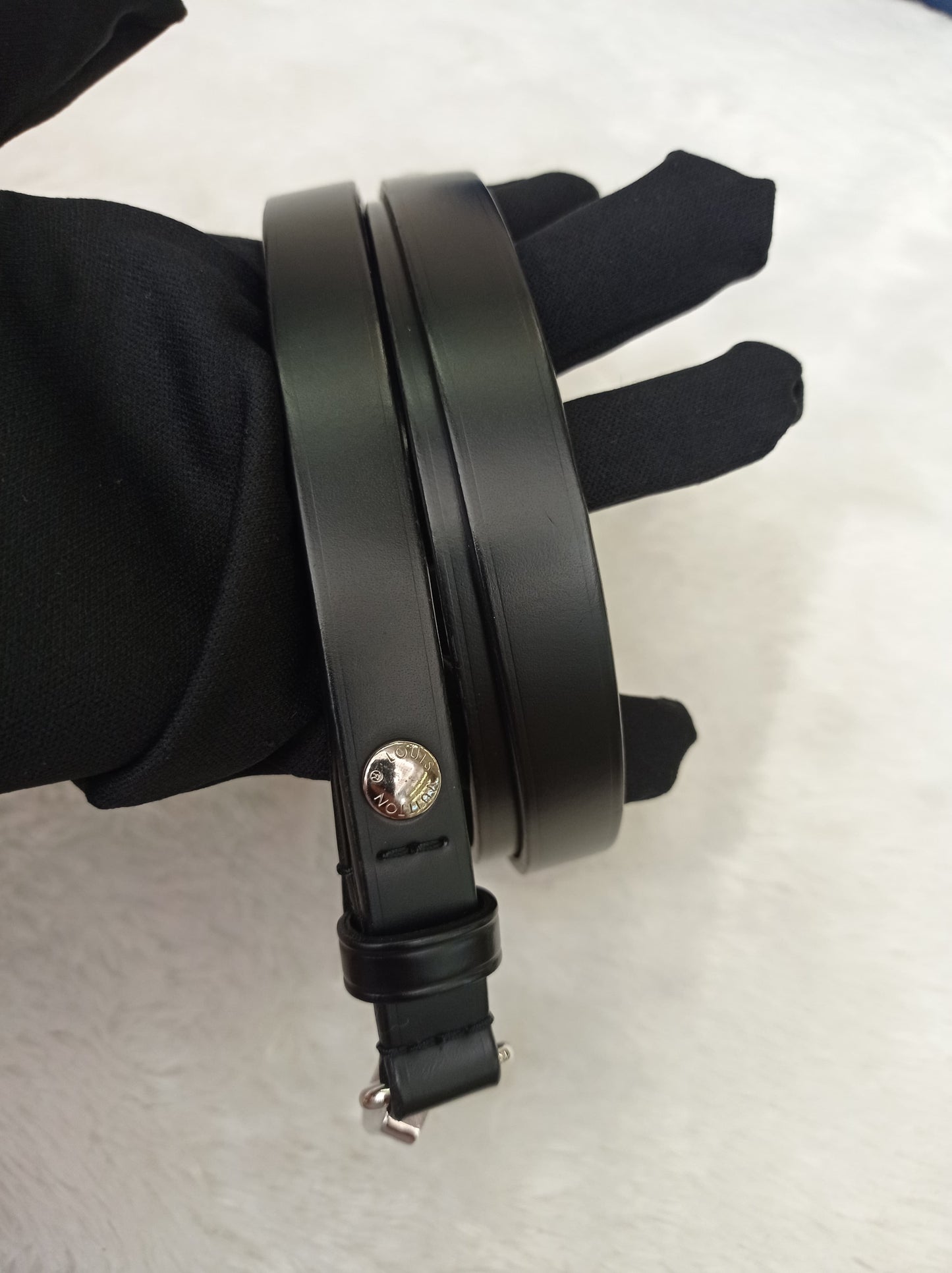 LV Twist MM Epi Braided Bleu Roi Safran Black 2019
