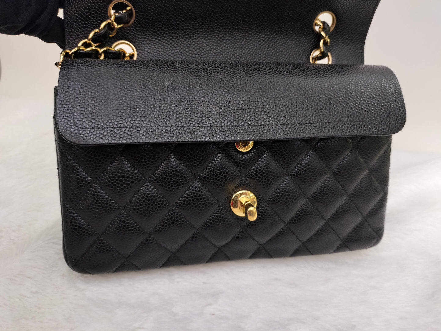 Chanel Small Caviar Black GHW DF #31