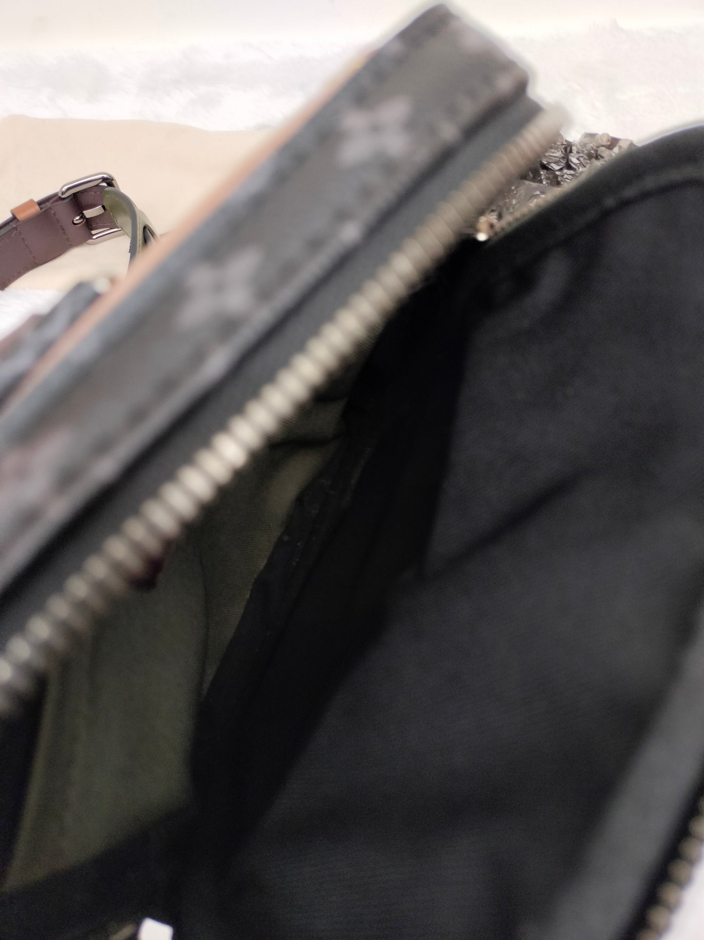 LV Amazone Sling Patchwork Monogram Eclipse Virgil Abloh 2020
