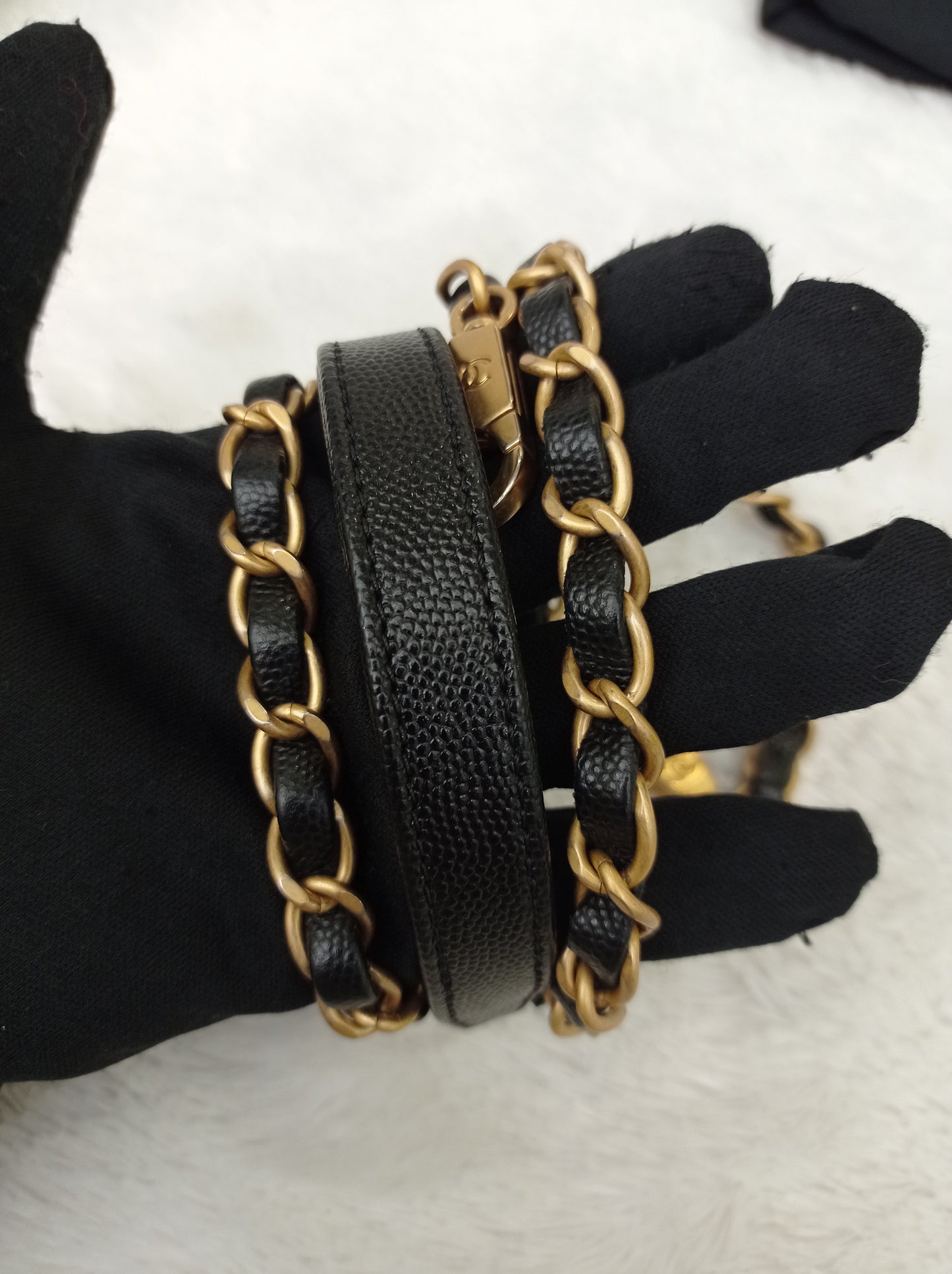 Chanel Coco Handle Medium Caviar Black GHW #25