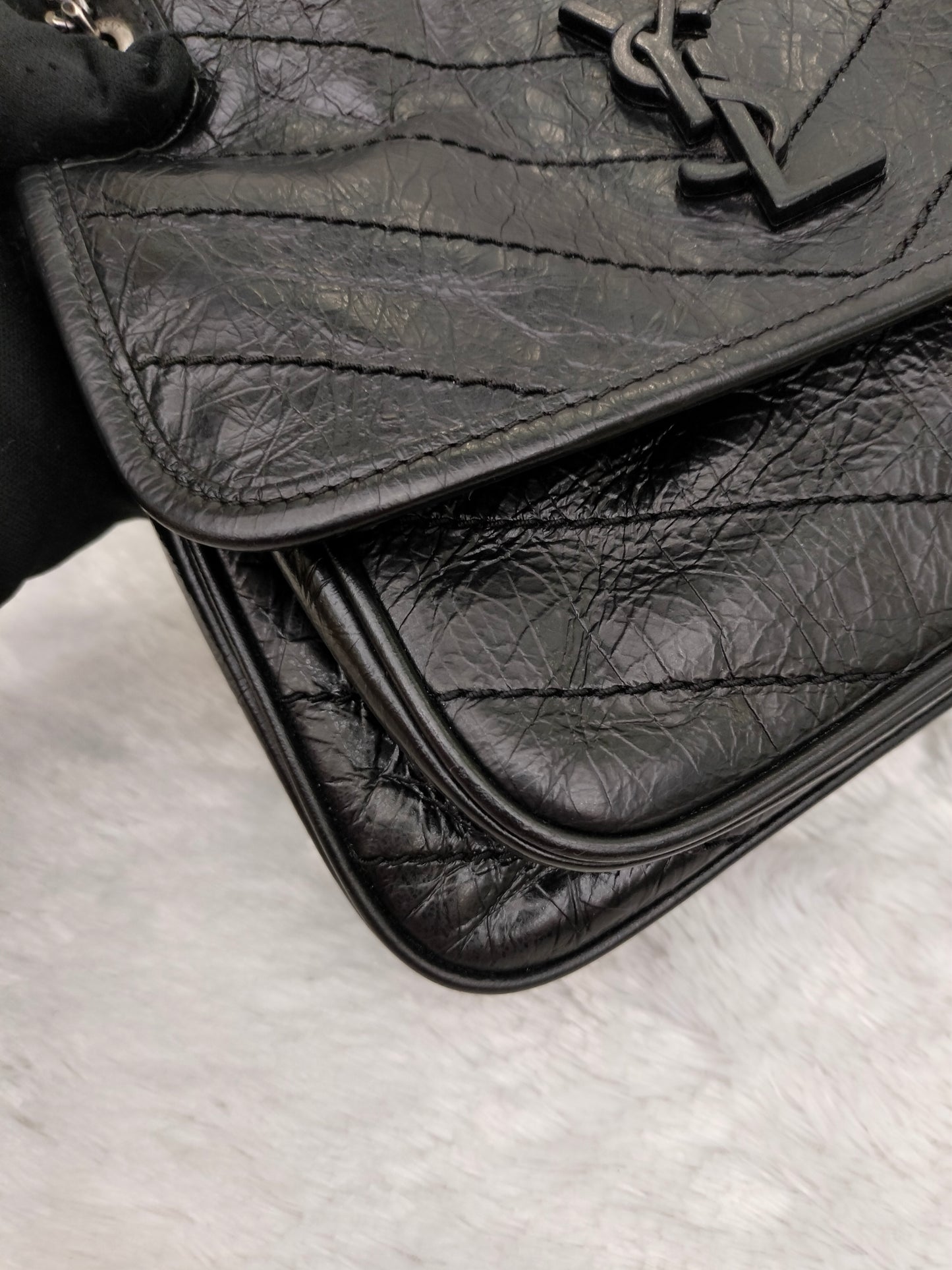 YsL Niki Baby Calfskin Black RHW 2018