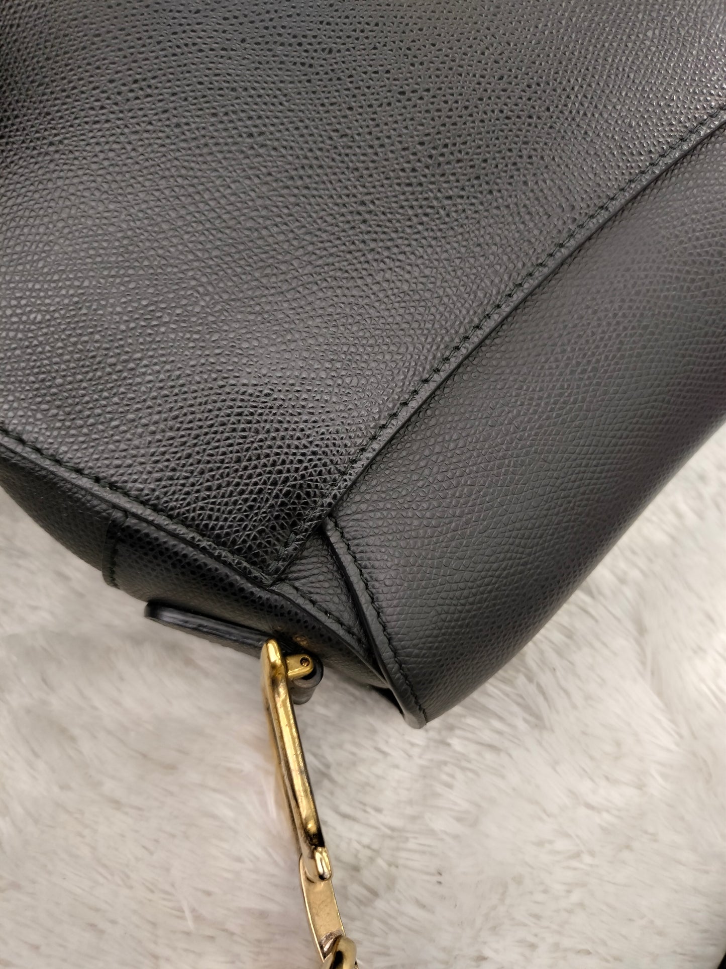 Dior Saddle Medium Grained Black GHW 2018