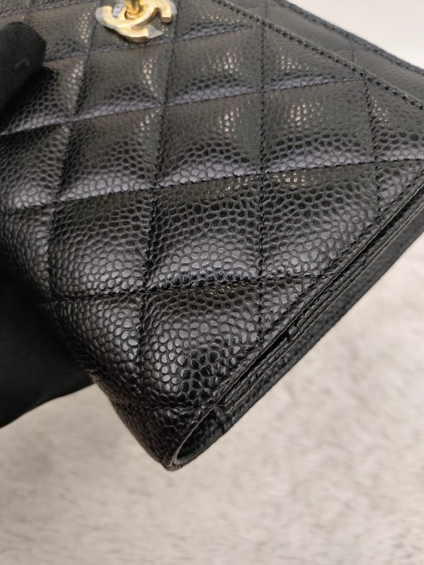 *NEW* Chanel WOC Caviar Black GHW (CHIP 2025)
