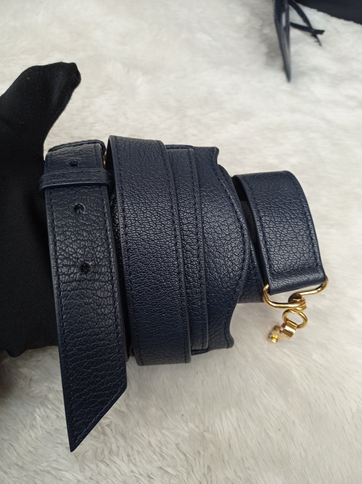 Balenciaga Small City Edge Navy GHW