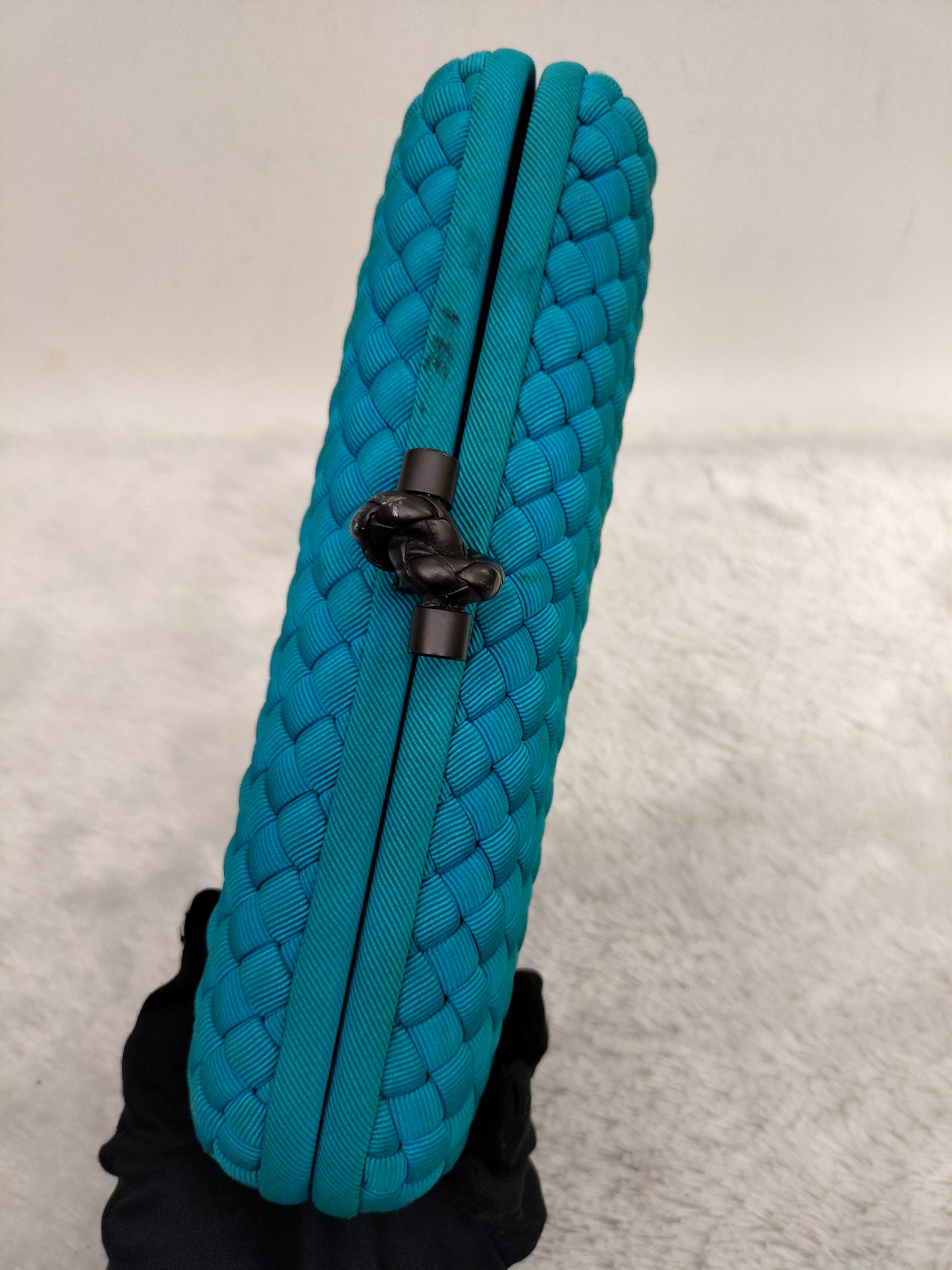 Bottega Veneta Knot Long Clutch Blue