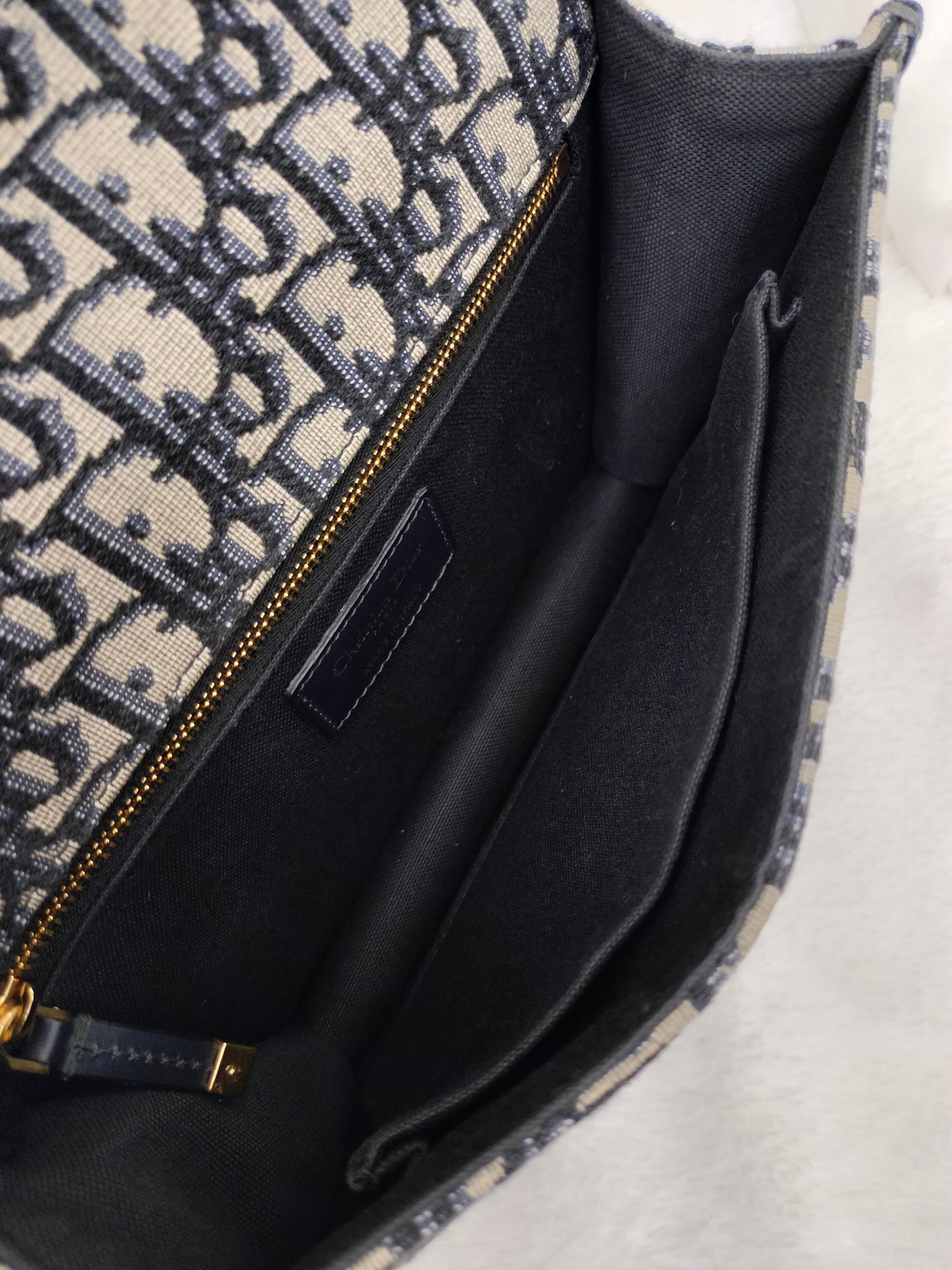 Dior Montaigne 30 Medium Oblique Navy GHW 2019