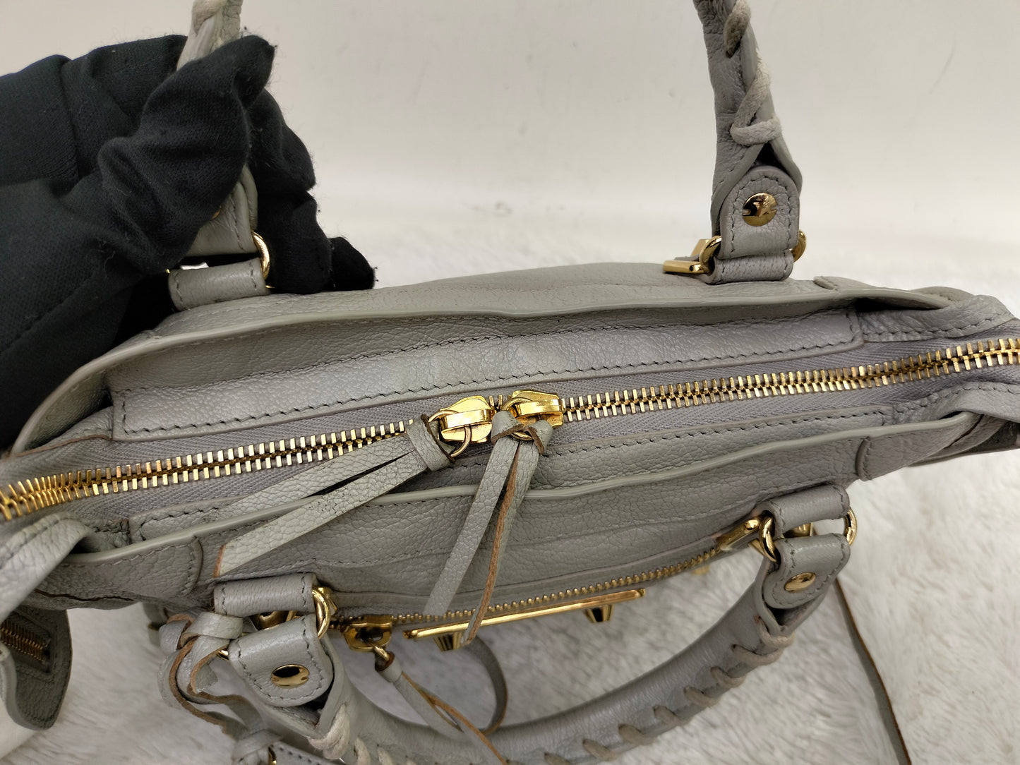 Balenciaga Mini City Edge Grey GHW