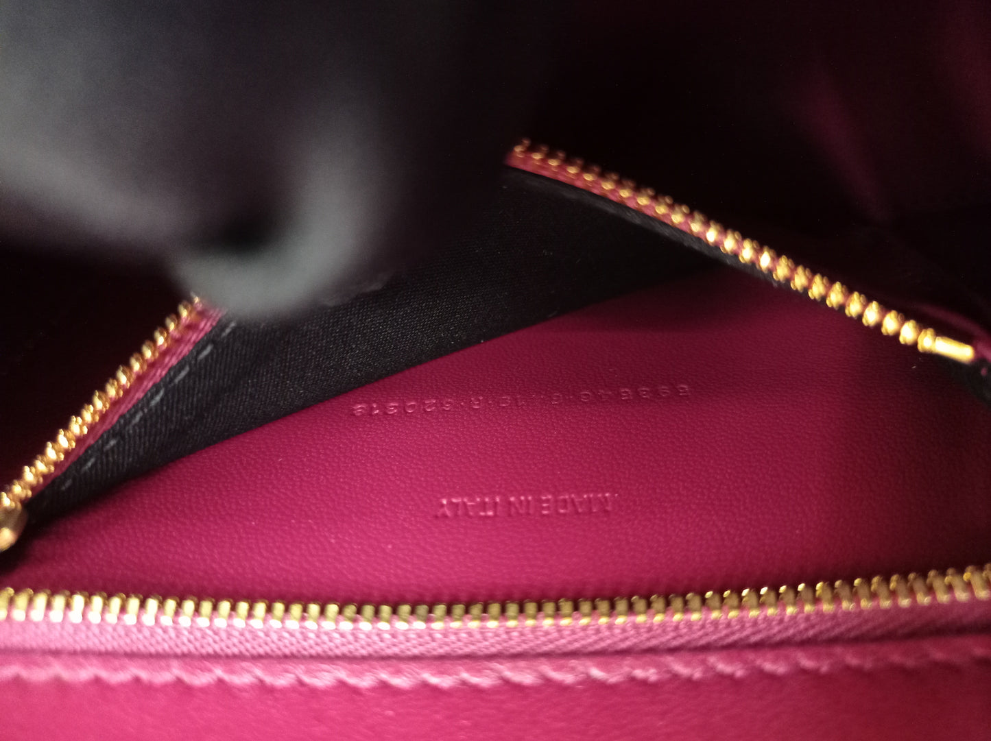 Balenciaga Hourglass Small Croco Raspberry GHW