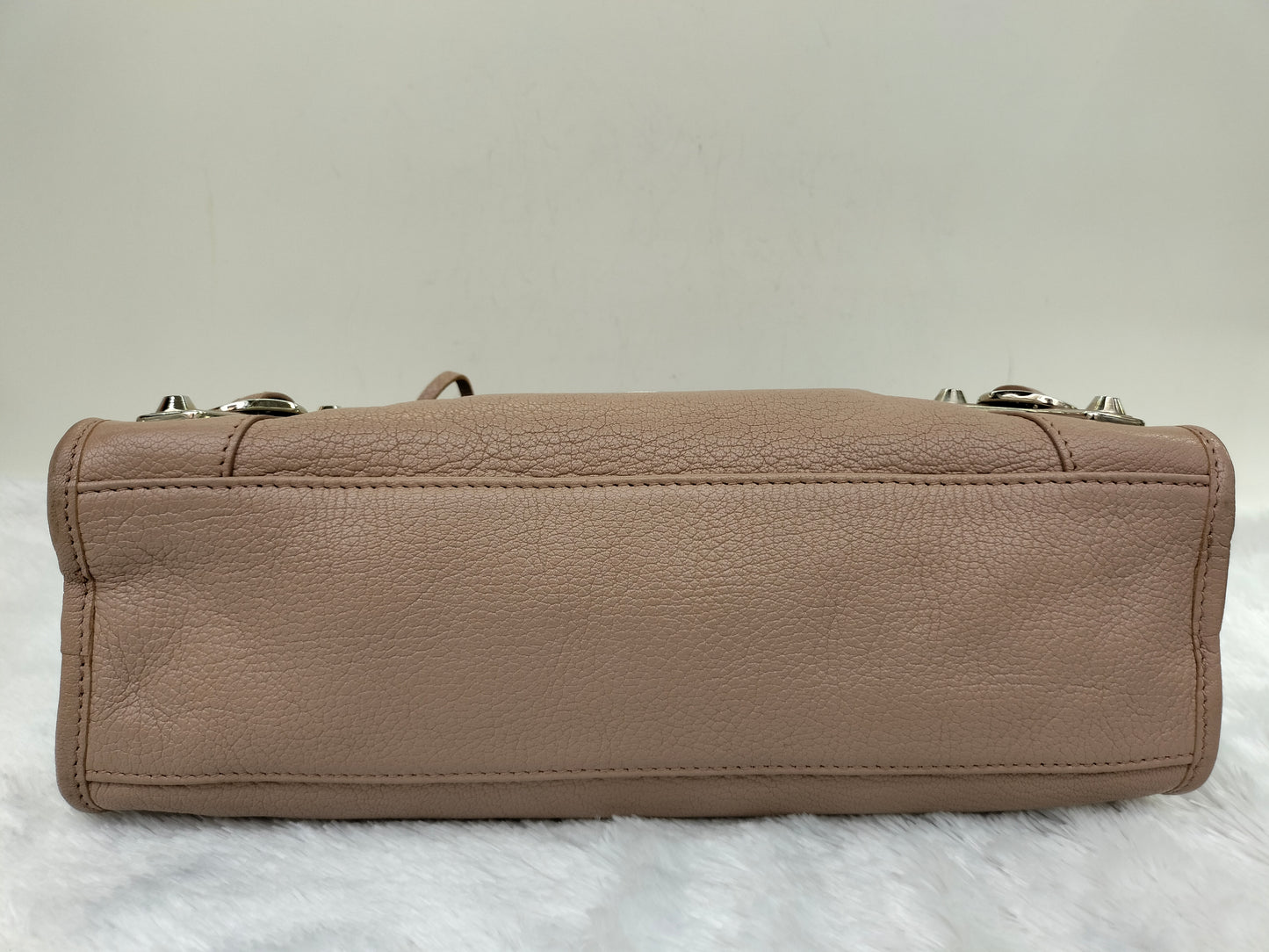 Balenciaga Small City Edge Rose De Sables SHW