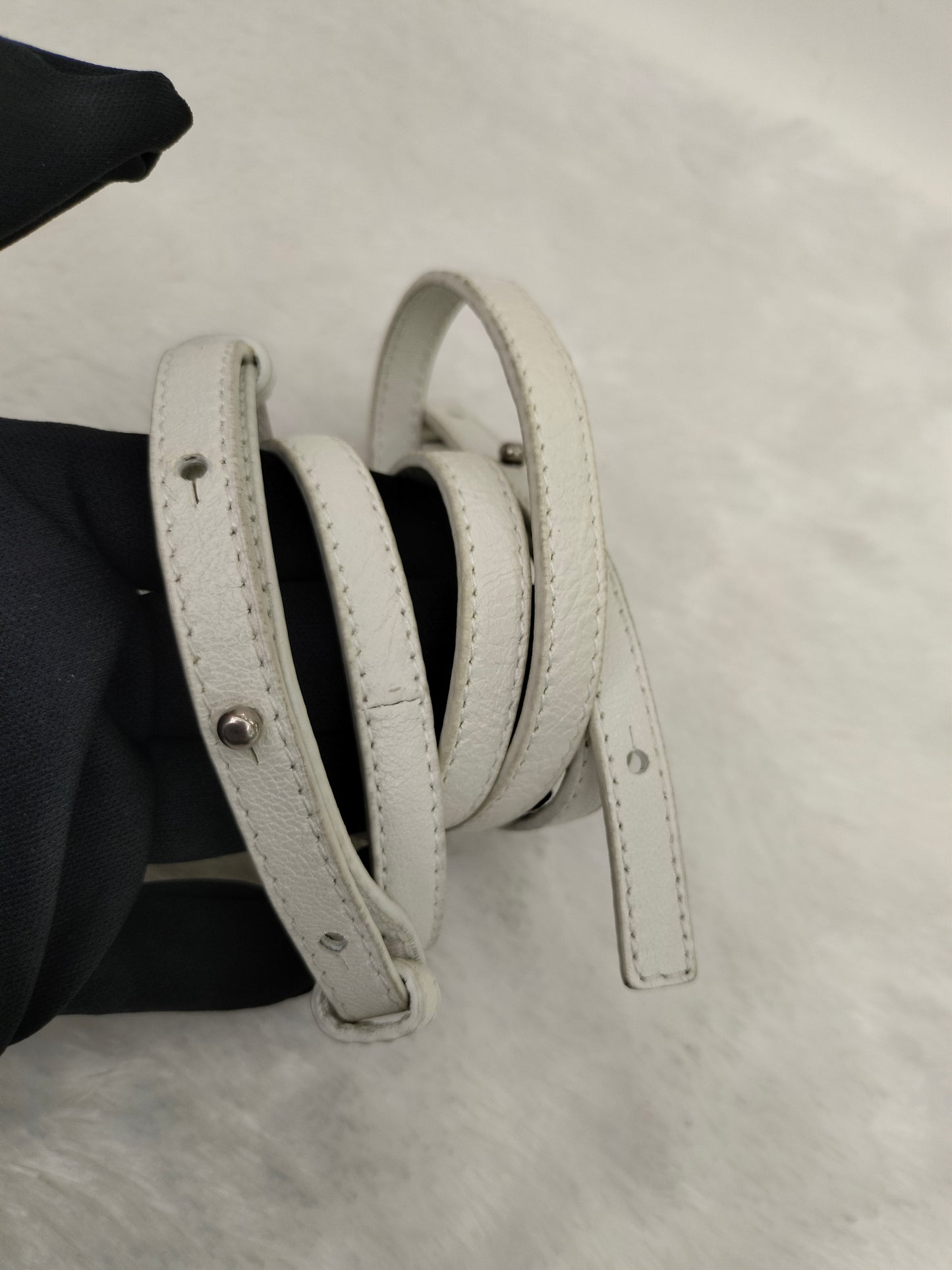 Balenciaga Le Cagole Mini Giant White RHW