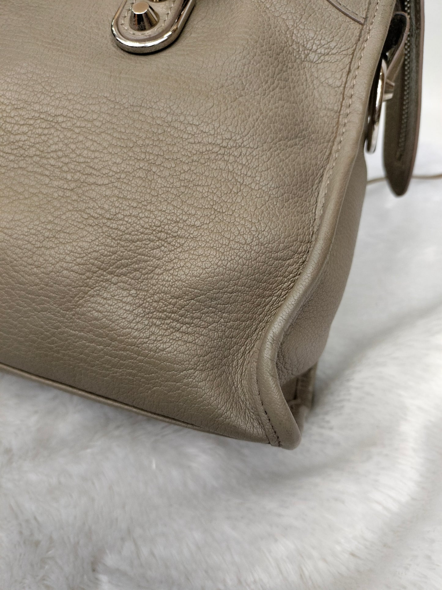Balenciaga Small City Edge Taupe SHW 2017