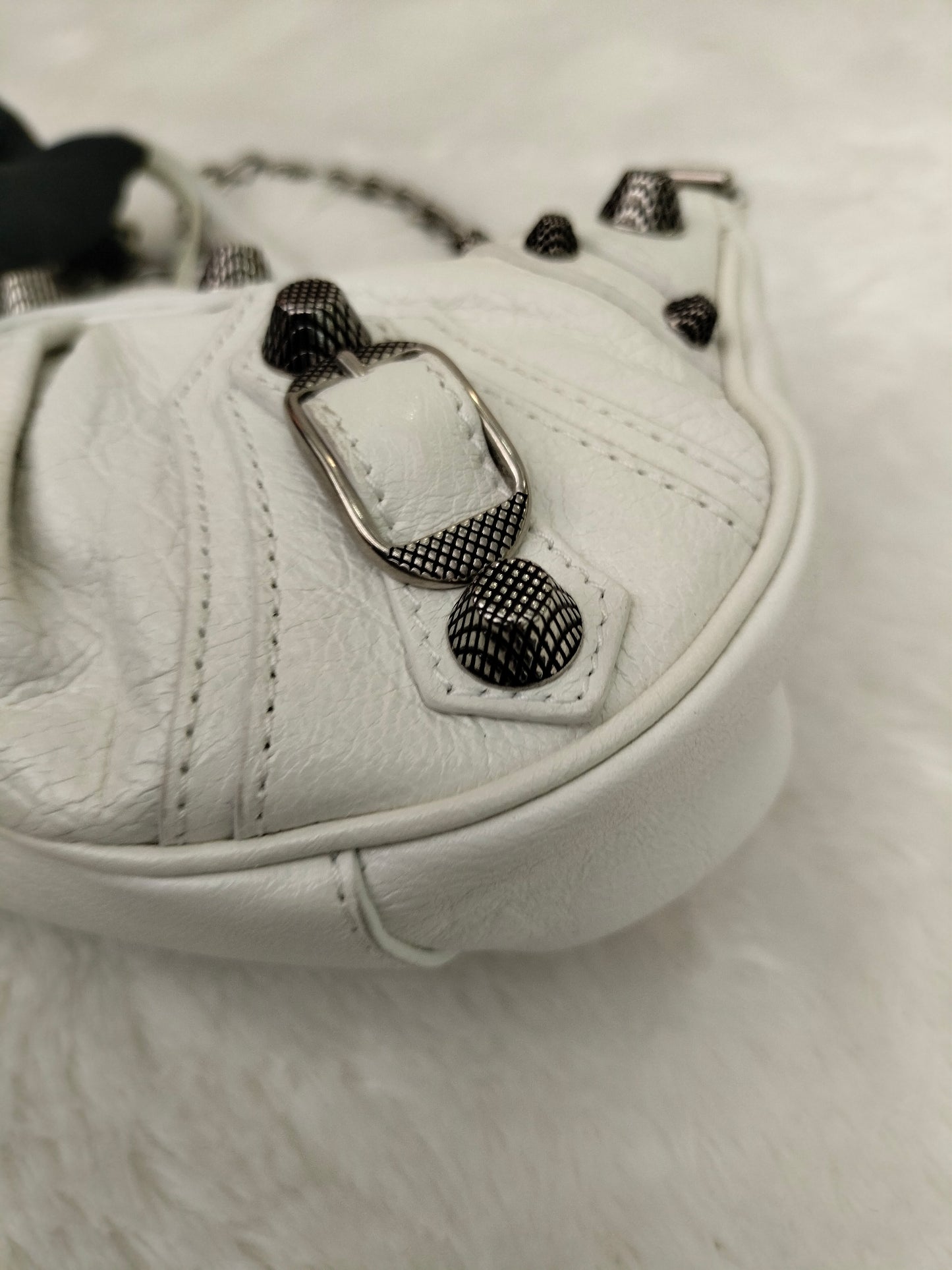 Balenciaga Le Cagole Mini Giant White RHW
