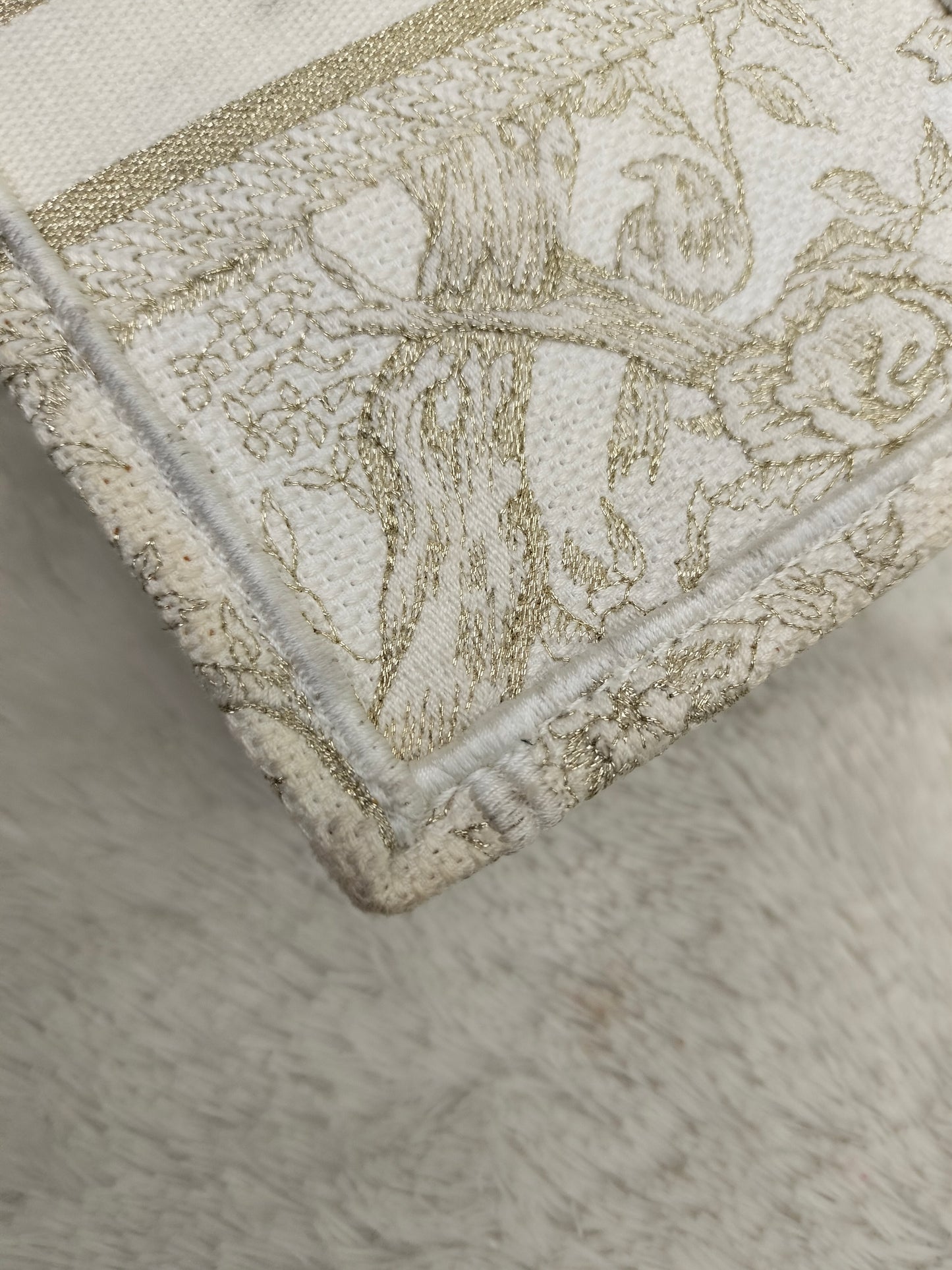 Dior Tote Book Mini Phone Canvas Off White 2022