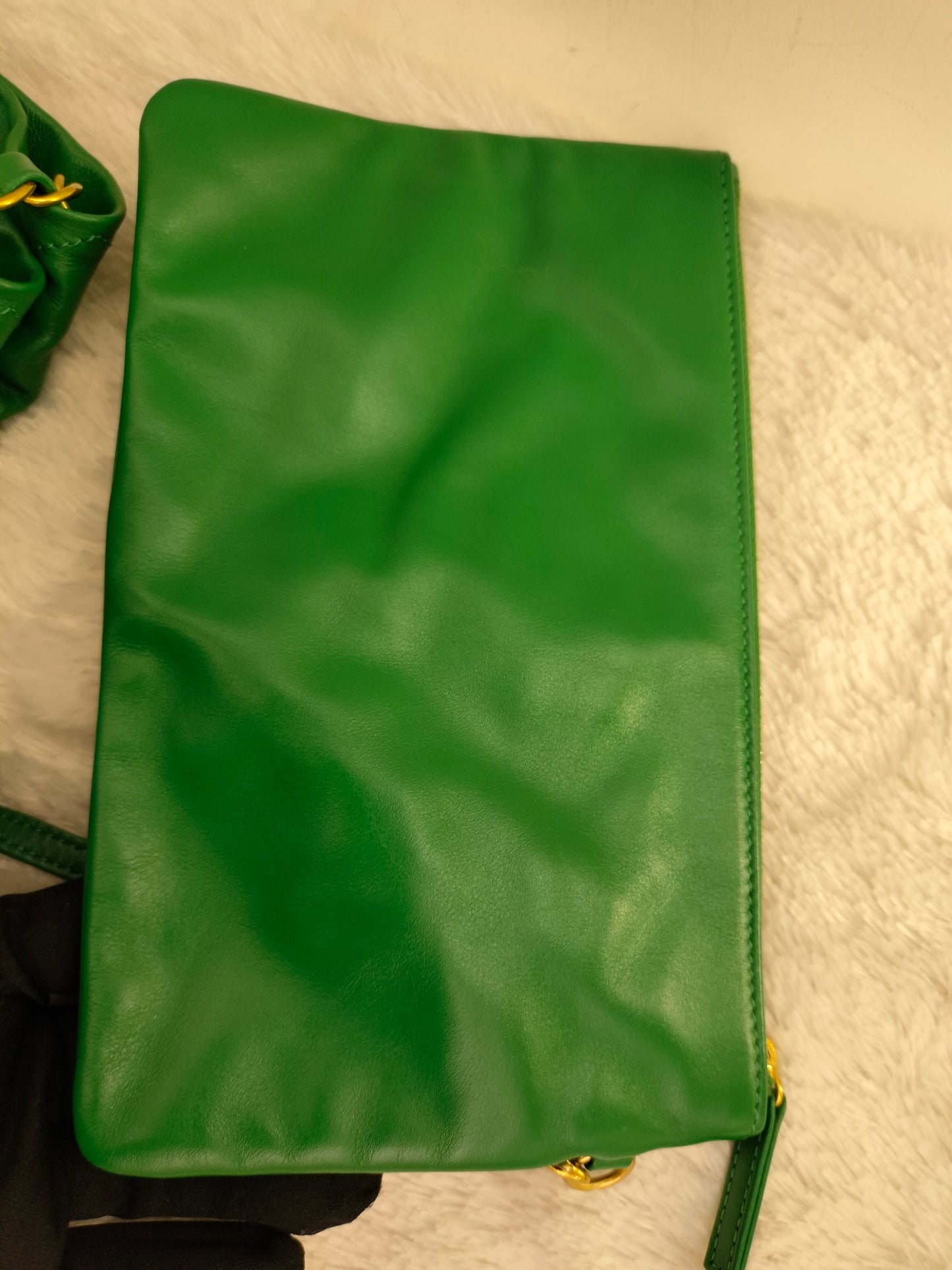 *Neverbeen Used* Chanel C22 Medium Calfskin Green GHW (CHIP)