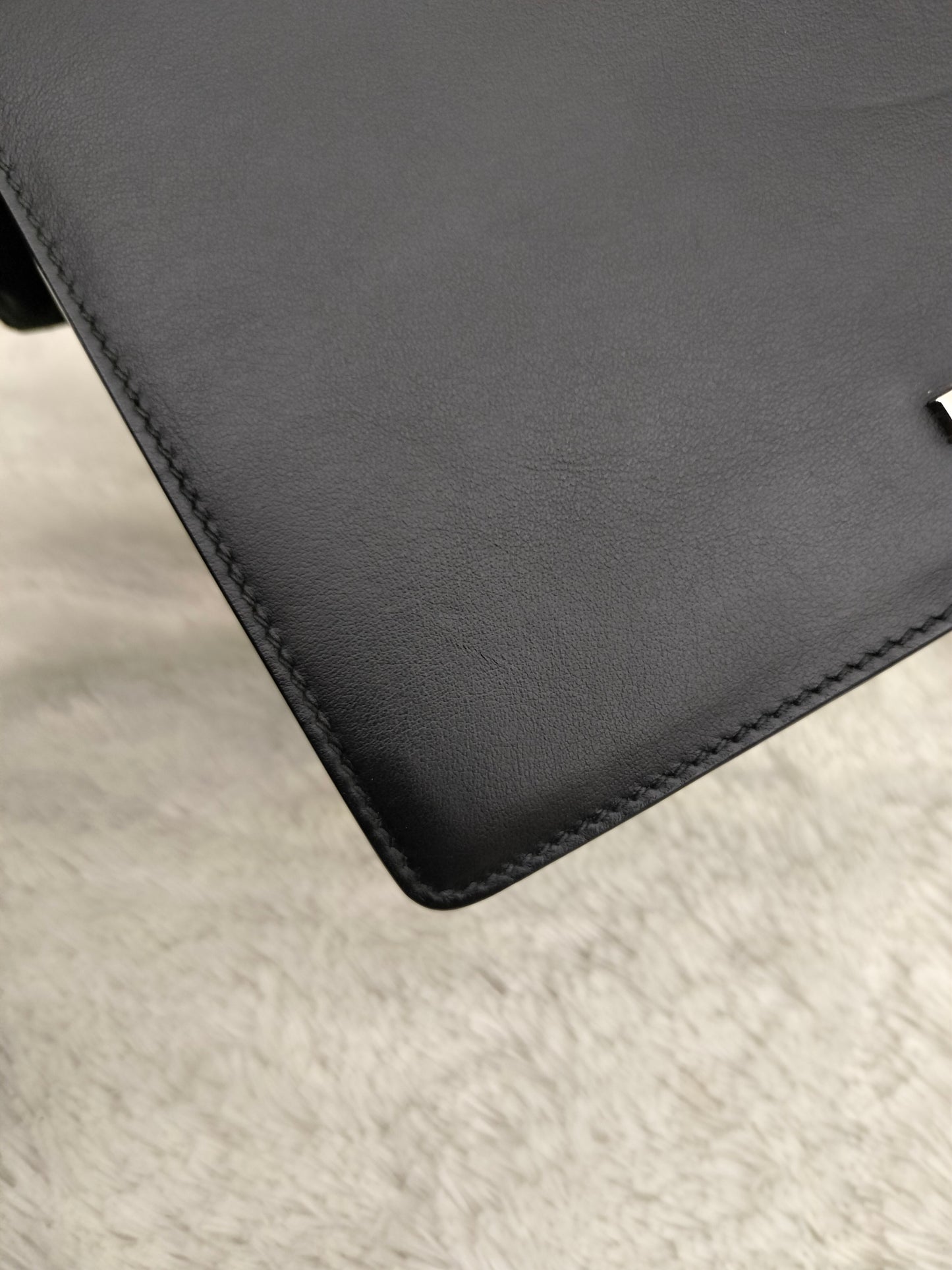 Prada City Calf Saffiano Nero Fuxia SHW