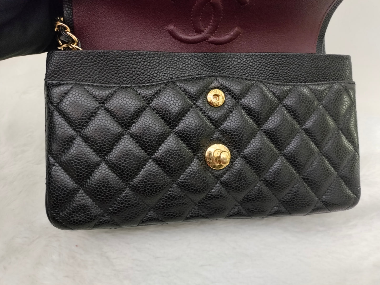 Chanel Small Caviar Black GHW DF #31