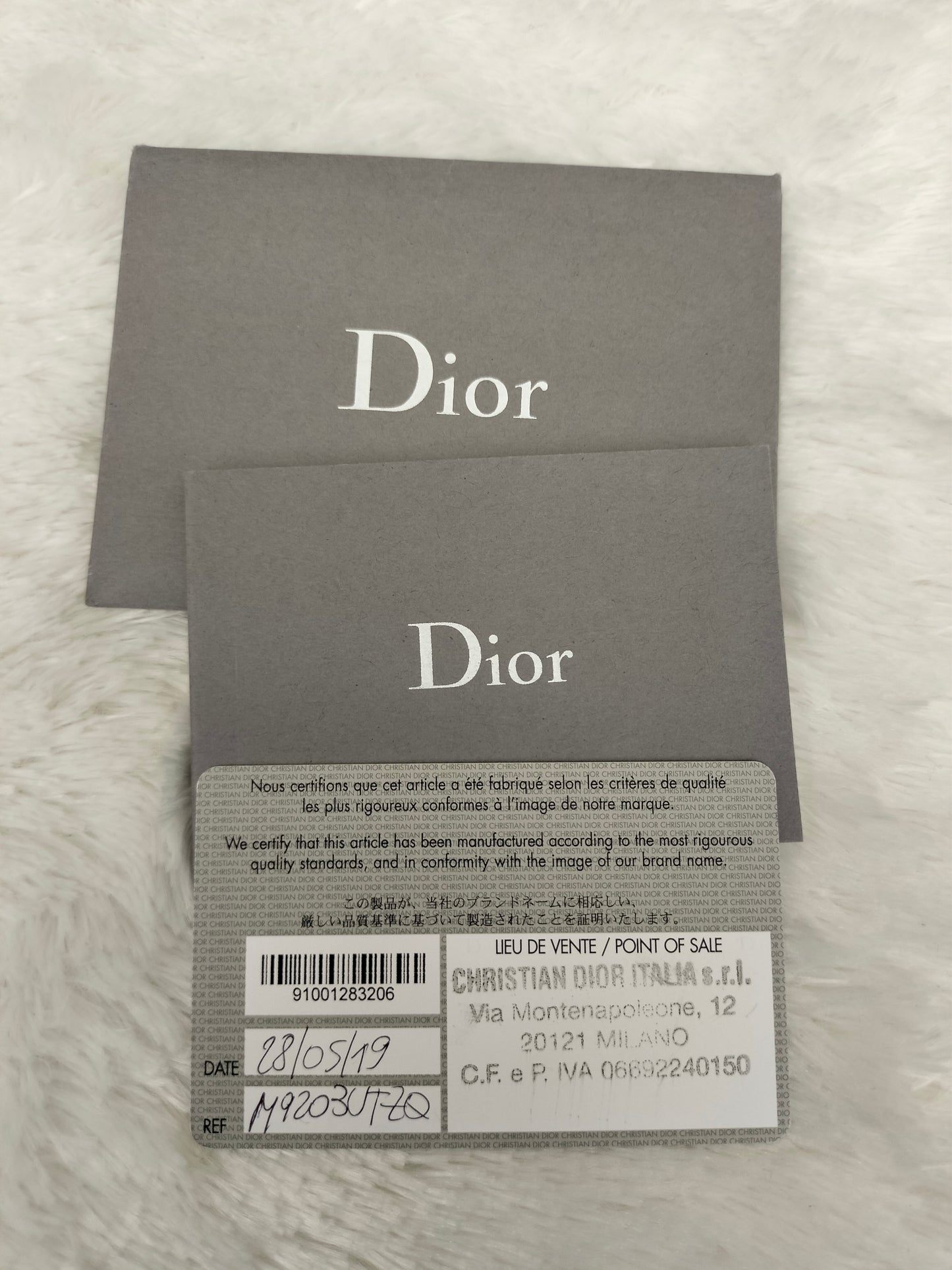 Dior Montaigne 30 Medium Oblique Navy GHW 2019