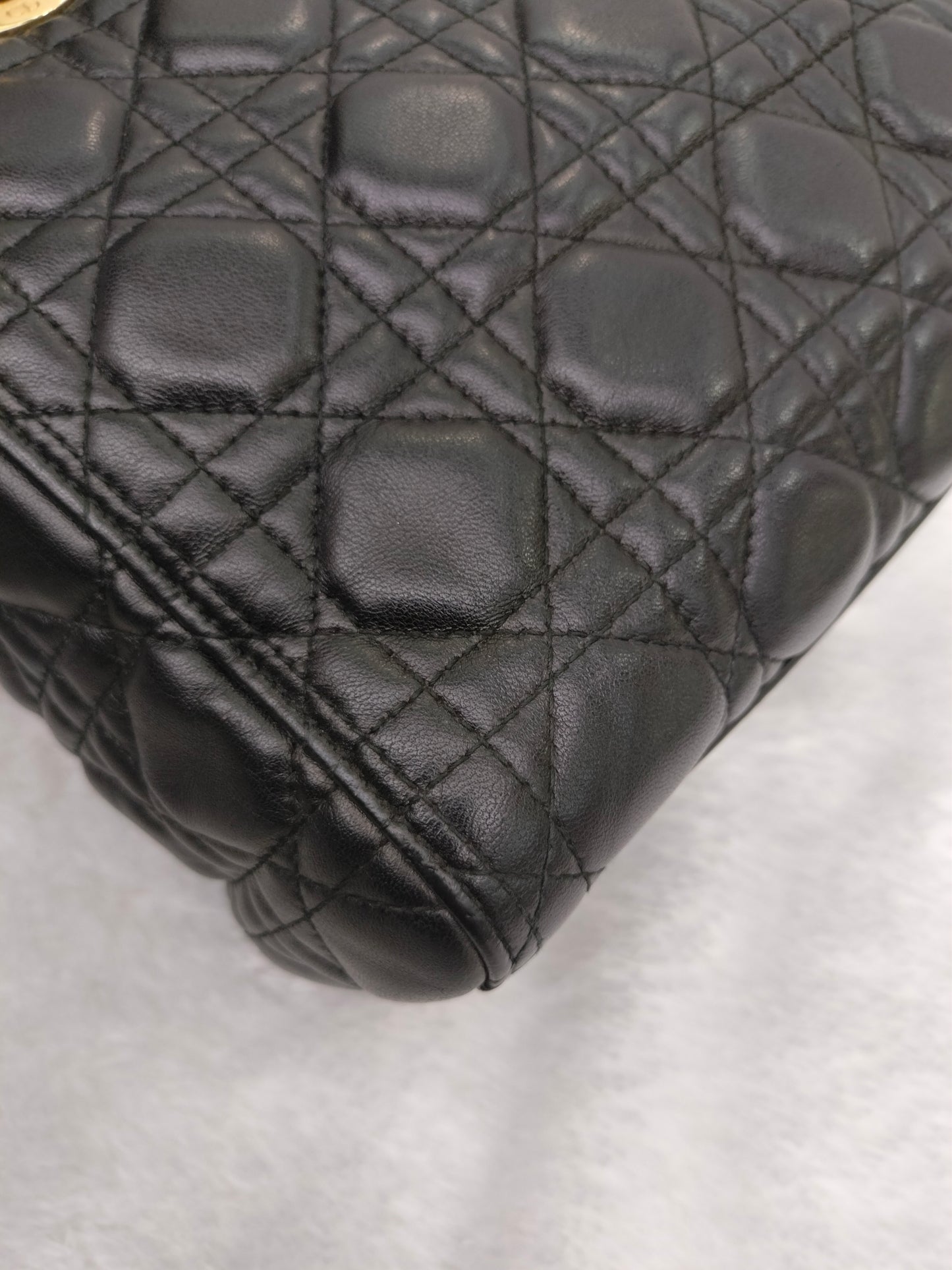 Lady Dior Medium Lamb Black GHW 2013