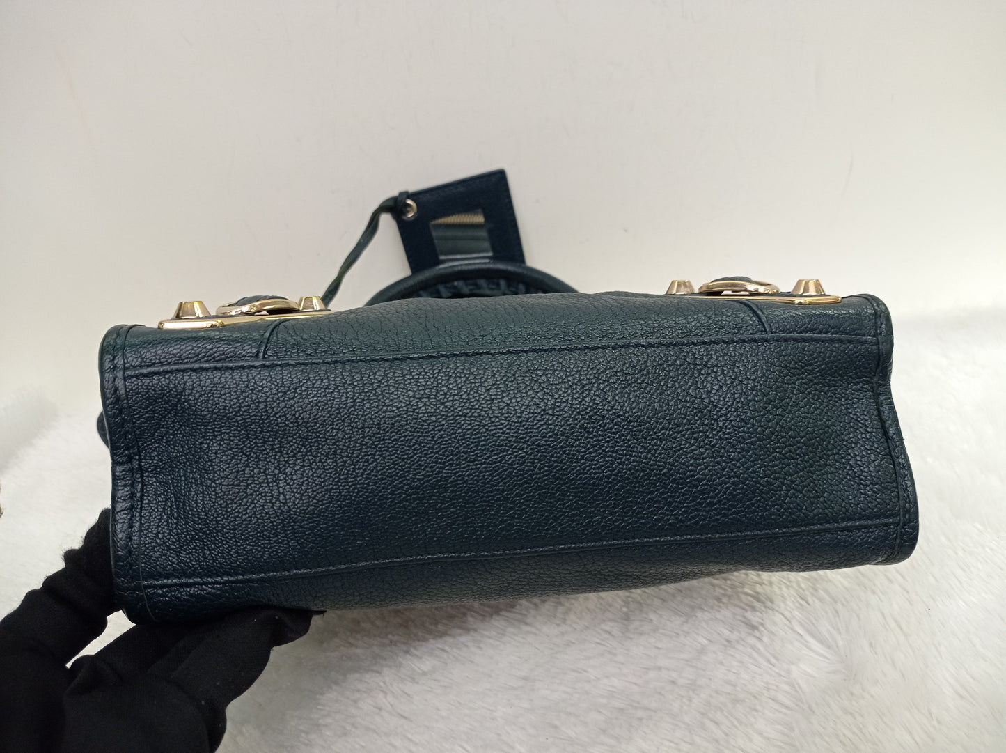 Balenciaga Mini City Edge Emerald GHW