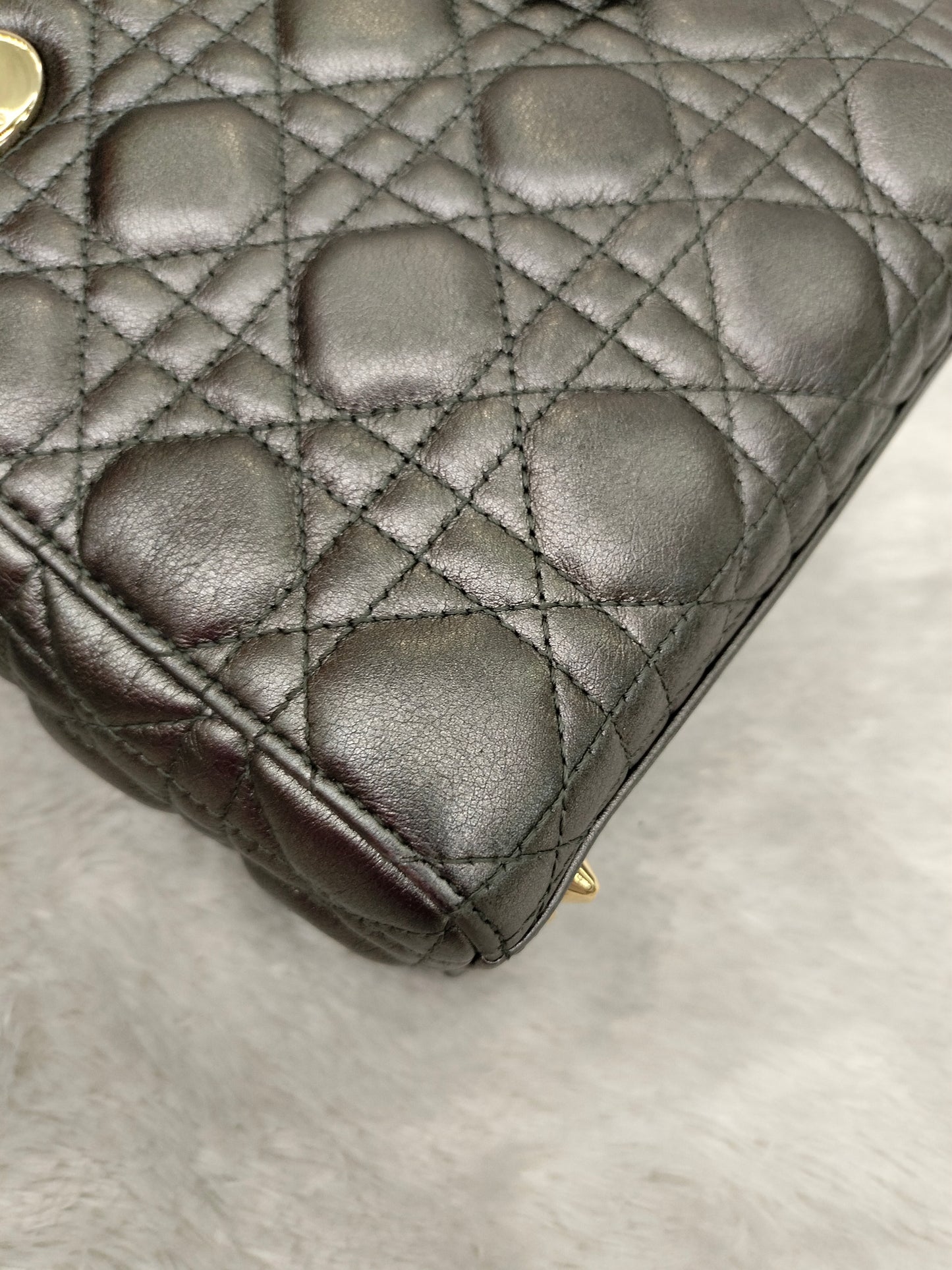 Lady Dior Small Gun Metal GHW 2019