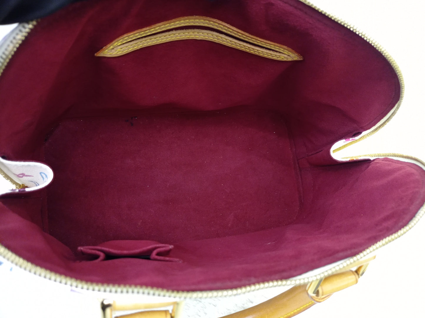 LV Alma PM Multicolour White