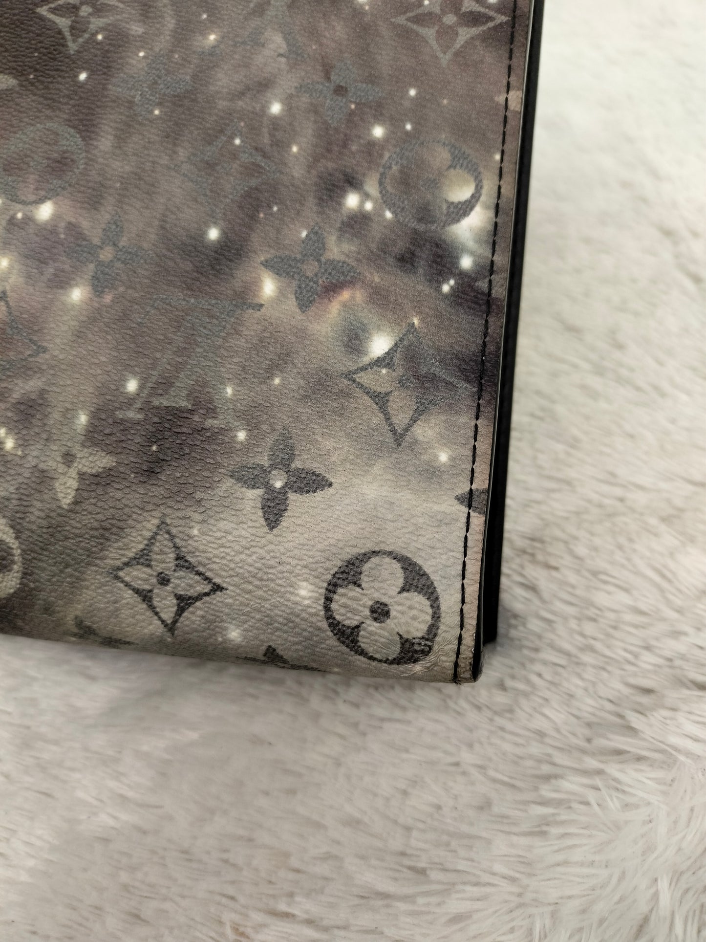 LV Pochette Voyage Monogram Galaxy Black Grey