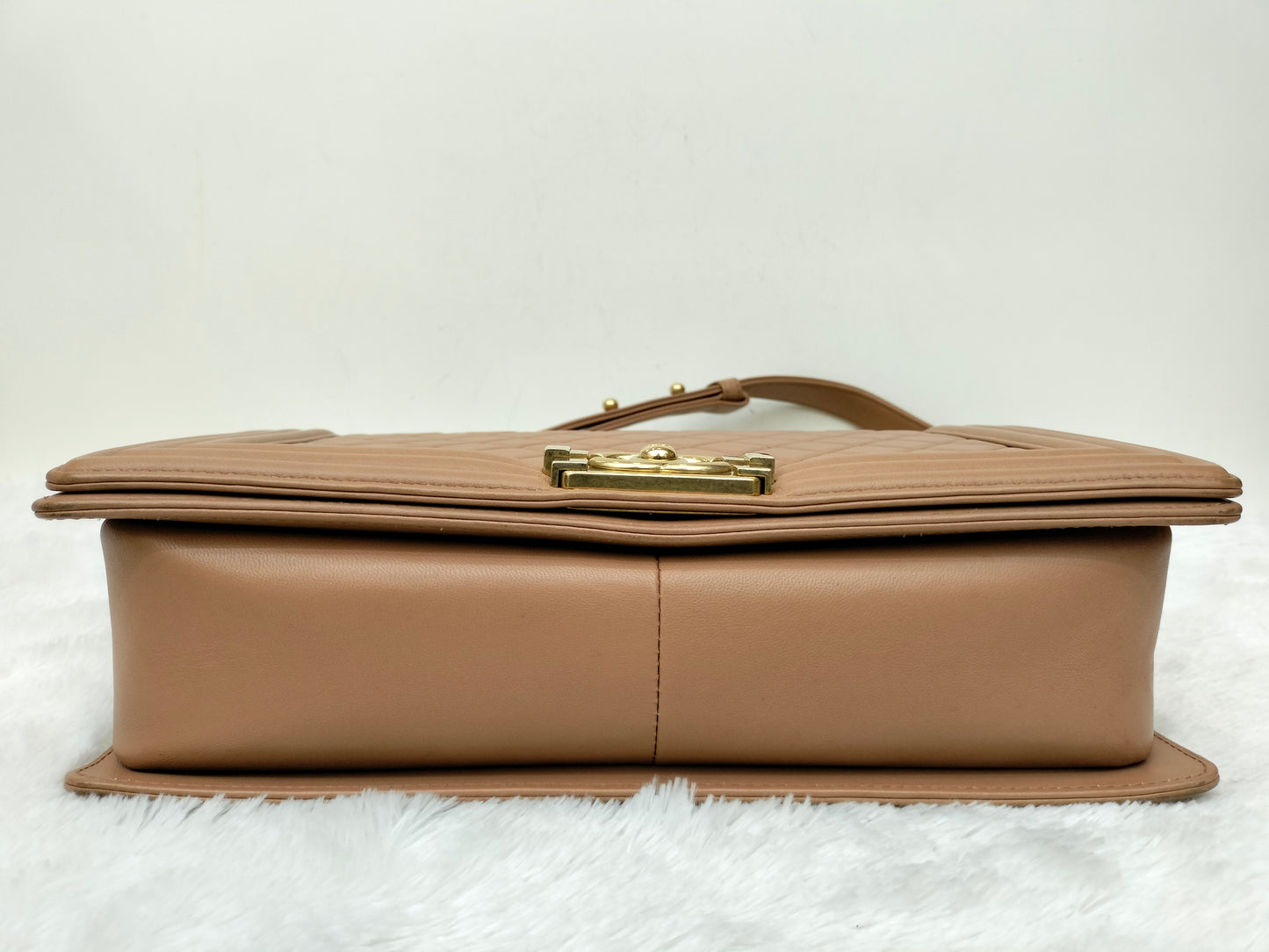 Chanel Boy 28 Lamb Nude GHW #21