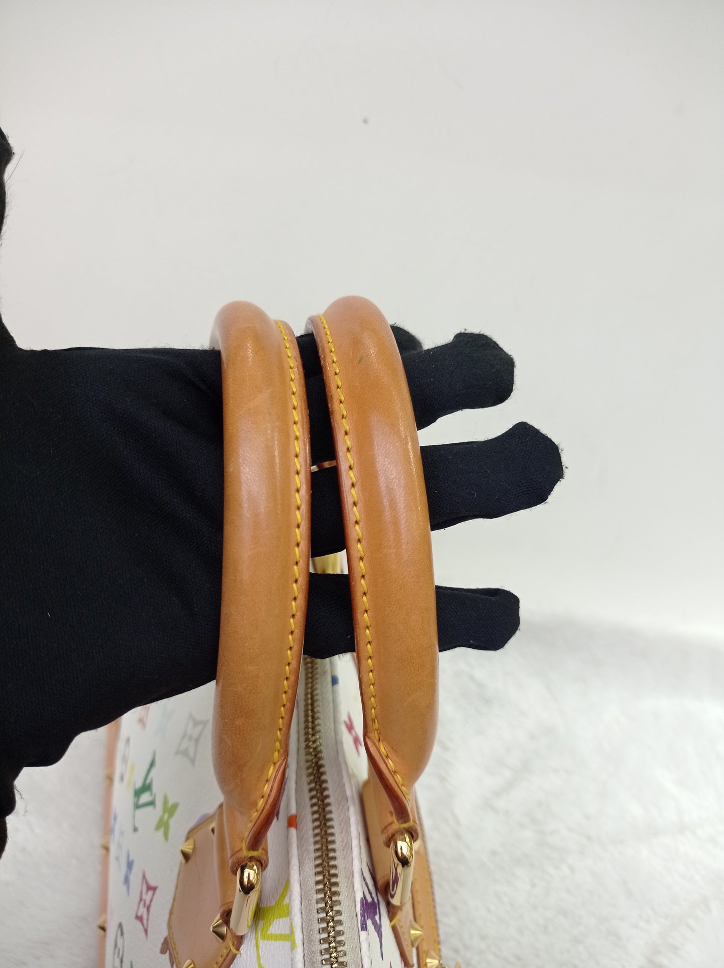 LV Alma PM Multicolour White