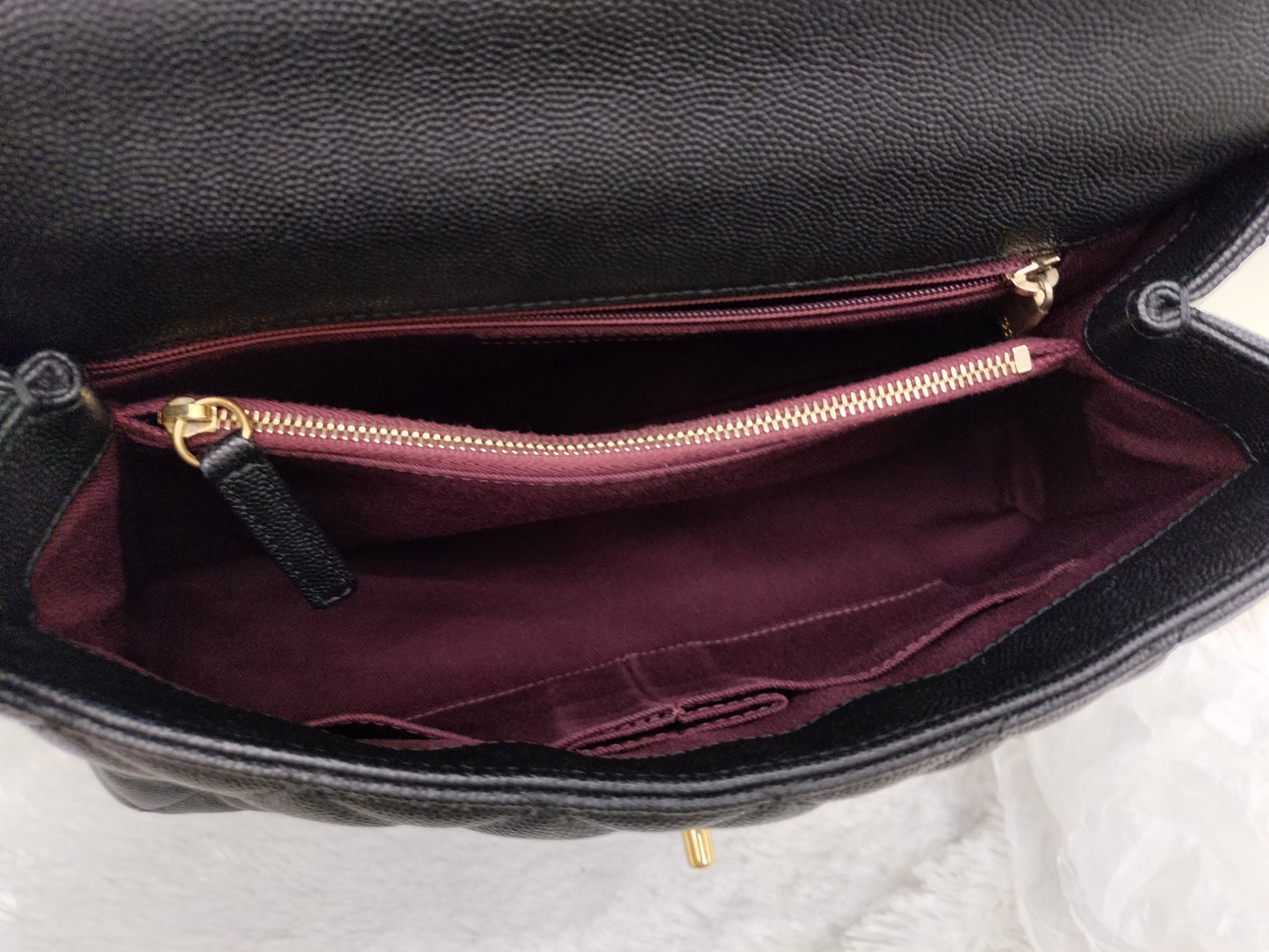 Chanel Coco Handle Medium Caviar Black GHW #25