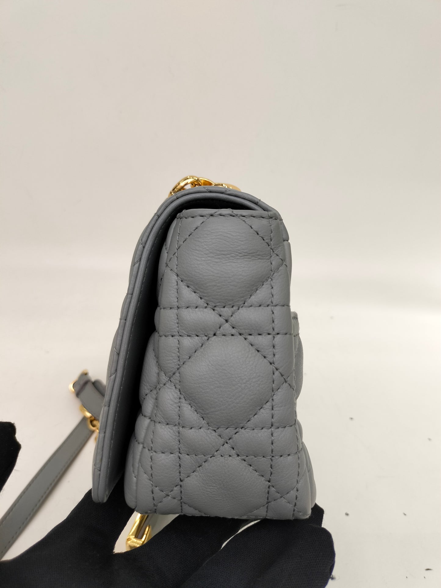 Dior Caro Small Grey GHW 2021