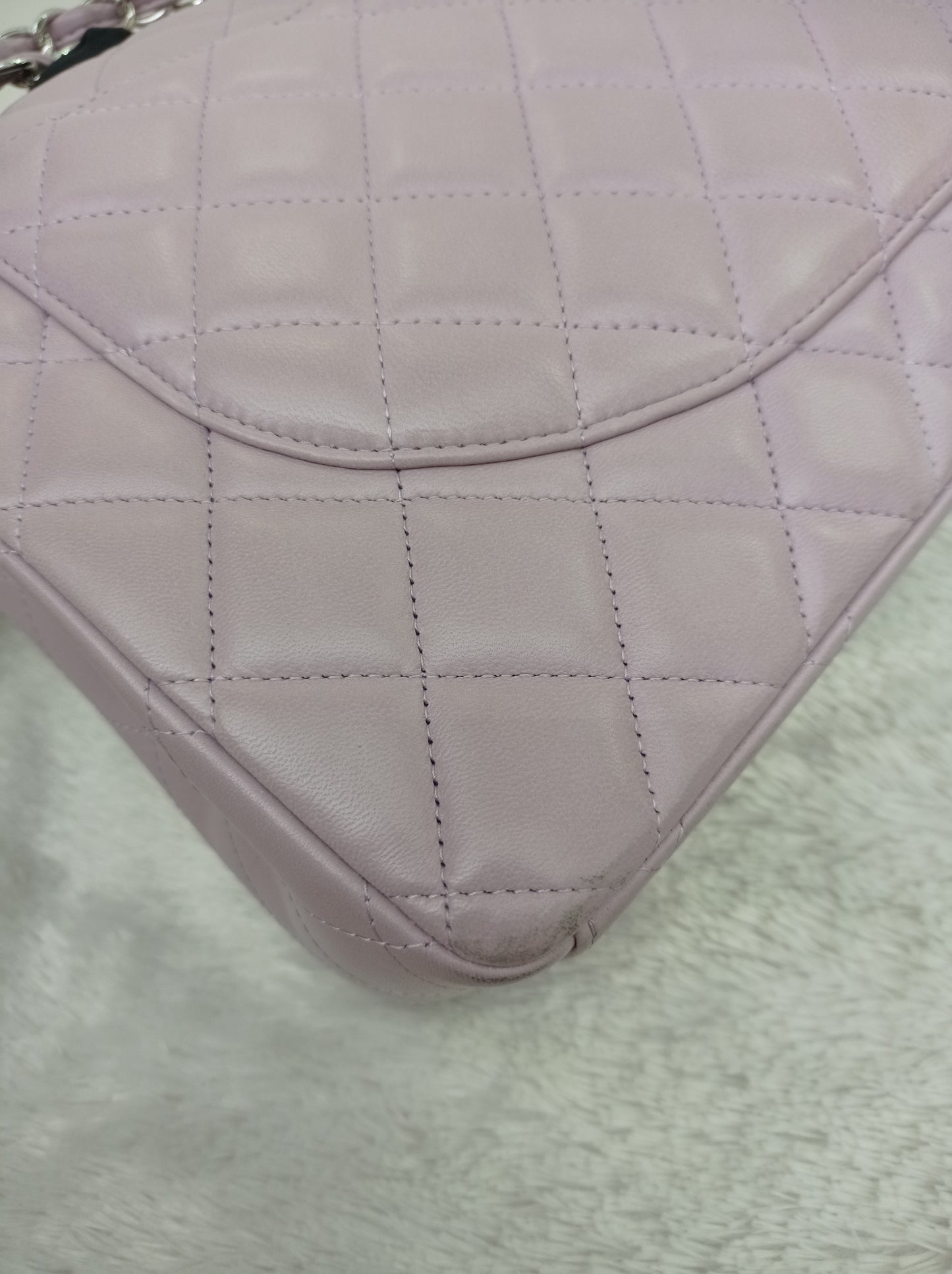 Chanel Maxi Lamb Lilac SHW DF #16