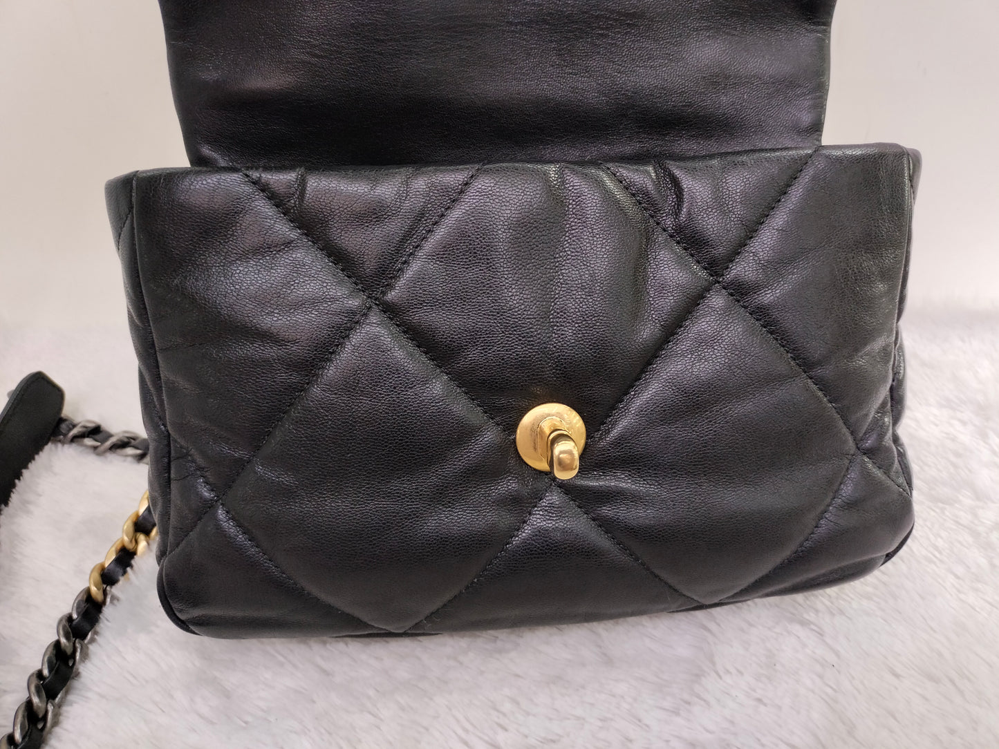Chanel C19 Small Black GHW #30